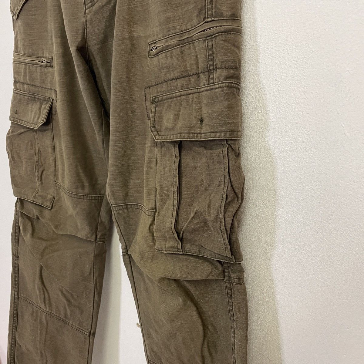 Japanese Brand Vintage Global Work Utility 8 Pocket Cargo Pants Size US 35 - 7 Thumbnail