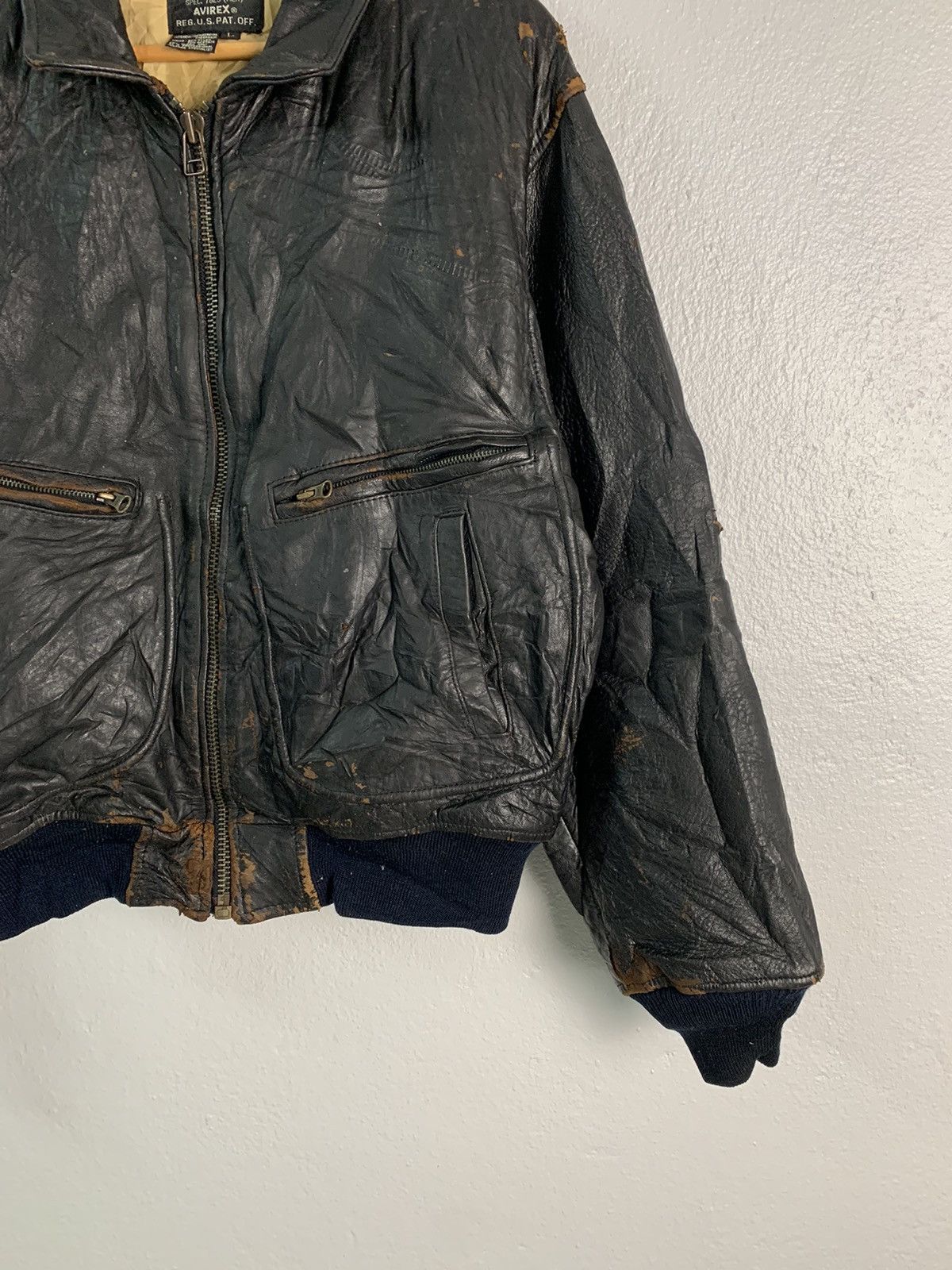 Vintage Vintage Avirex Type G-2 US Navy Leather Jacket | Grailed