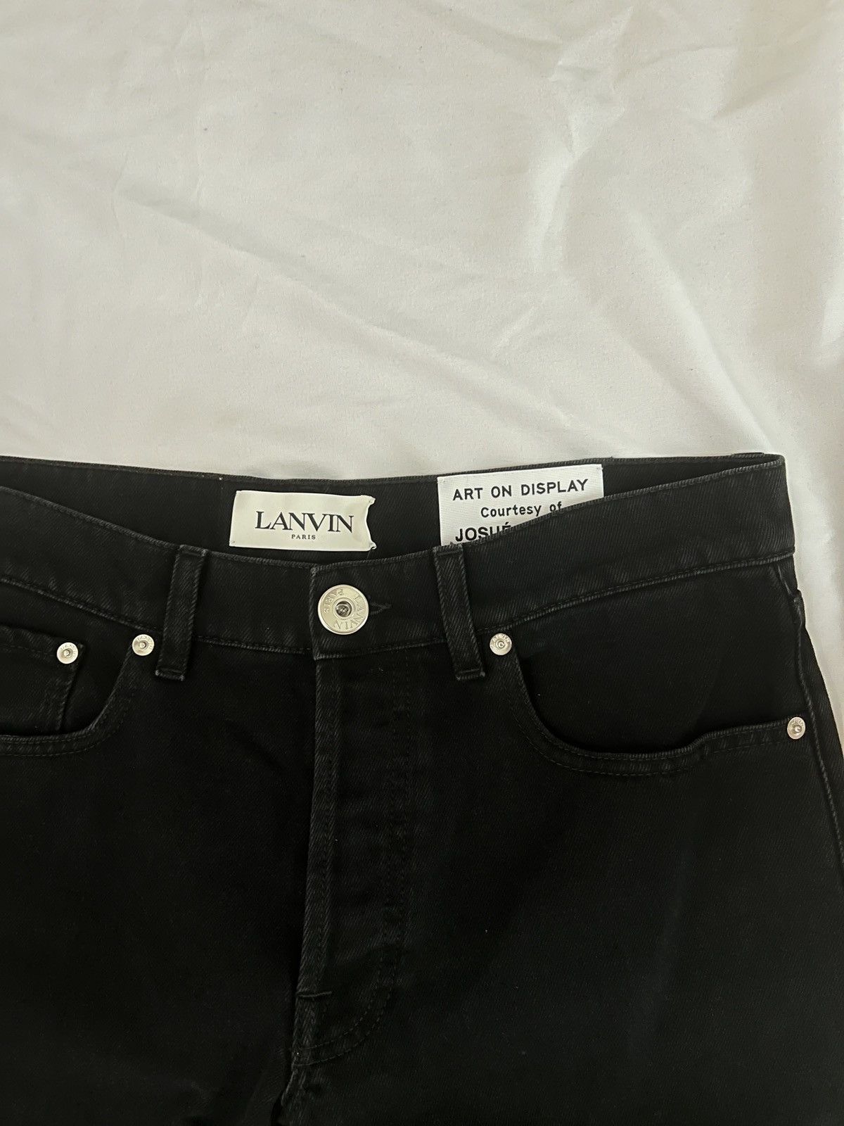 Gallery Dept. × Lanvin *1115$* Lanvin x Gallery Dept Denim with Leather Patch Size US 30 / EU 46 - 8 Thumbnail