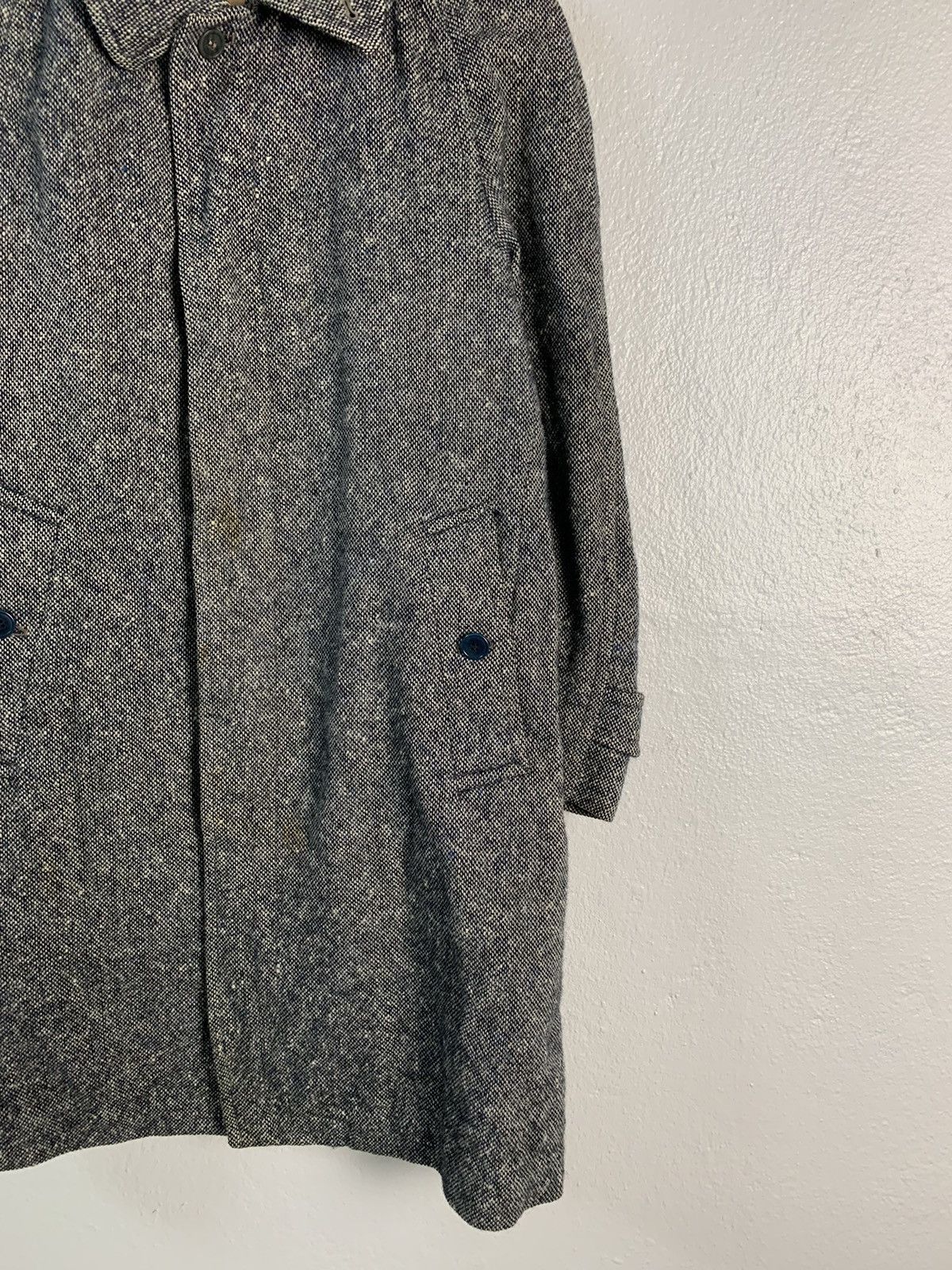 Burberry Burberrys Tweed Coat Size US M / EU 48-50 / 2 - 2 Thumbnail