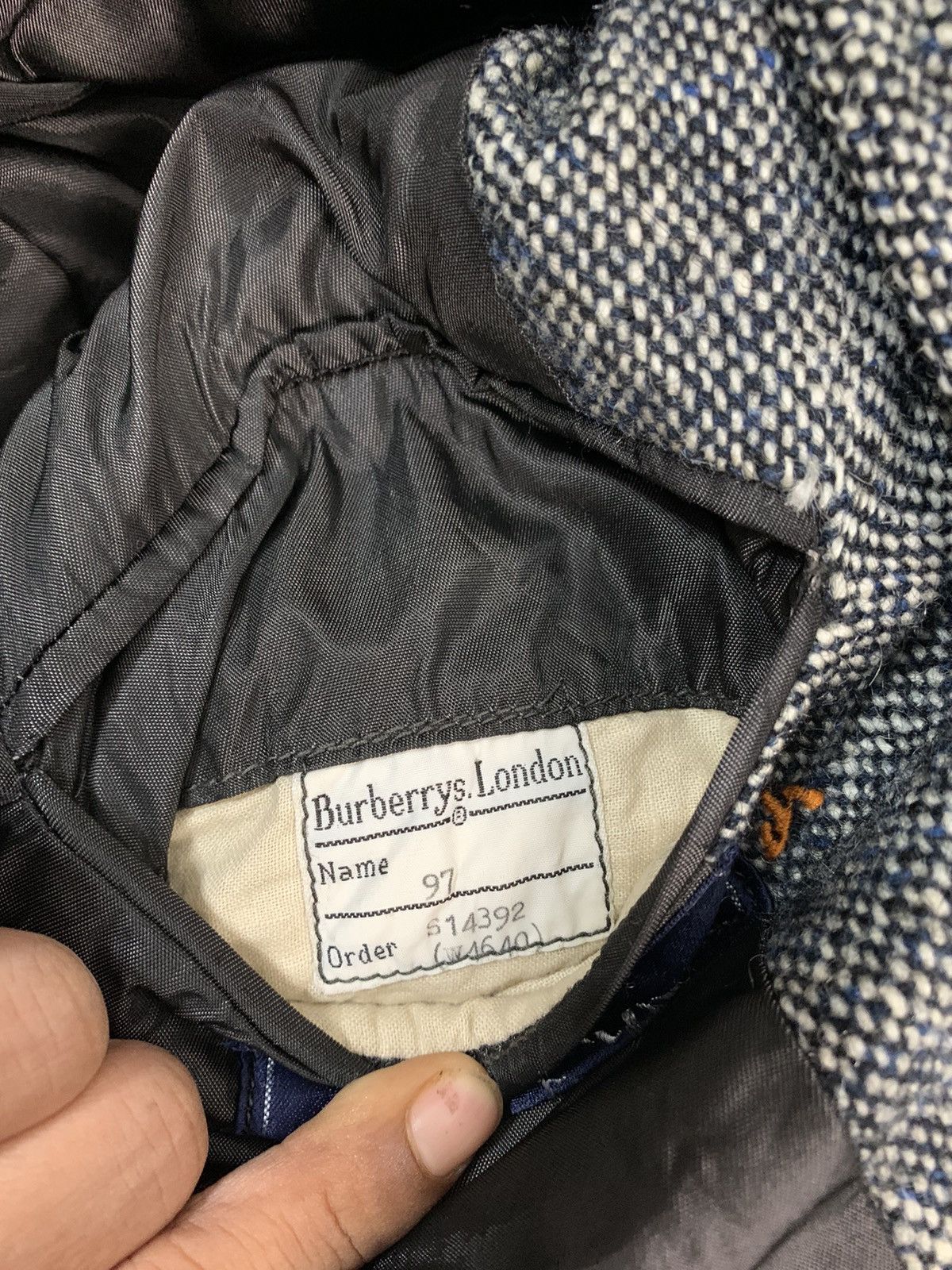 Burberry Burberrys Tweed Coat Size US M / EU 48-50 / 2 - 9 Thumbnail