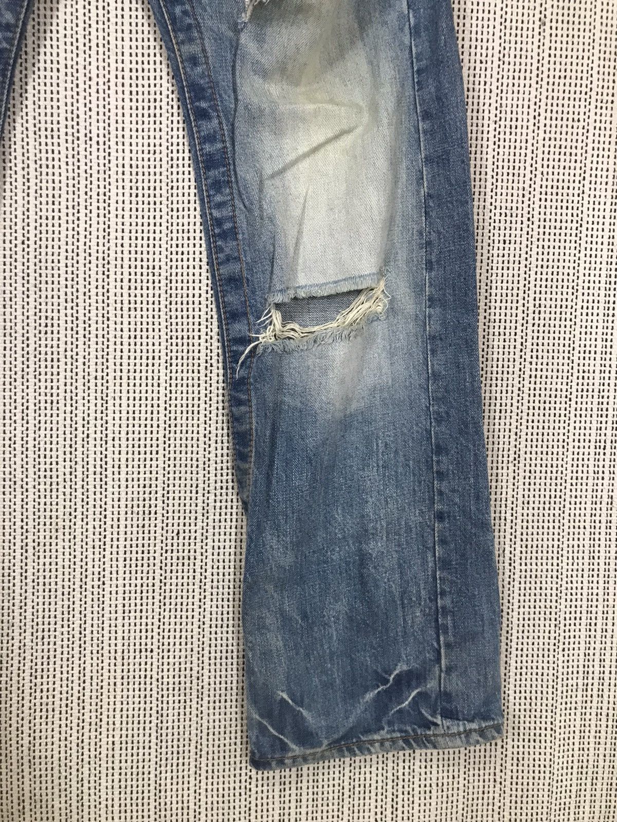 Japanese Brand ‼️JAPANASE PUNK BRAND TRIM CO.LTD DISTRESSED DENIM ‼️ Size US 33 - 6 Thumbnail