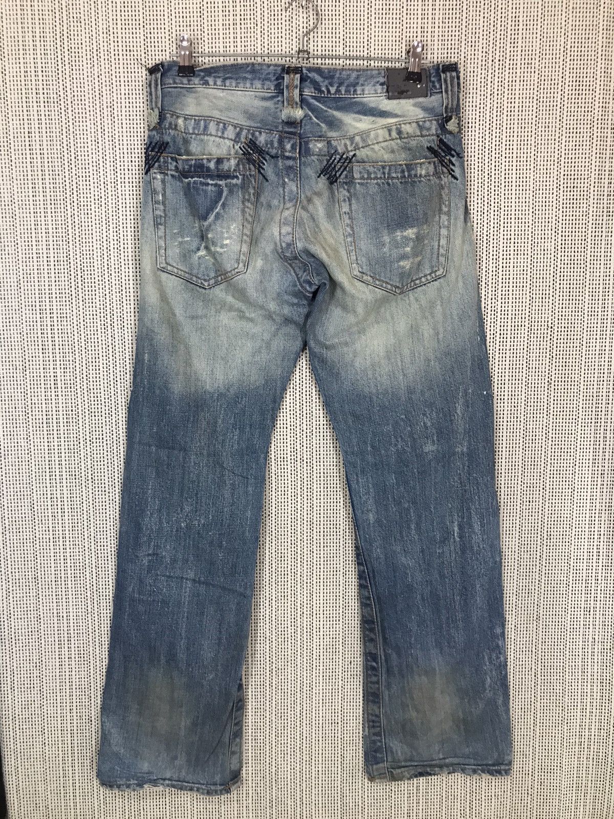Japanese Brand ‼️JAPANASE PUNK BRAND TRIM CO.LTD DISTRESSED DENIM ‼️ Size US 33 - 11 Thumbnail