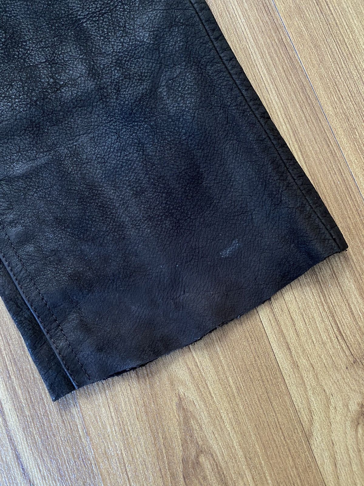 Genuine Leather Vintage Leather Pants Motorcycle Trousers Y2K Western Size US 30 / EU 46 - 6 Thumbnail