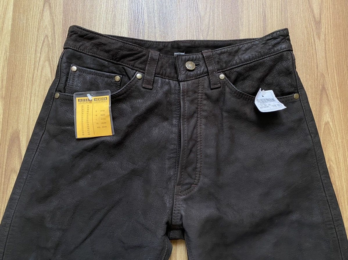 Genuine Leather Vintage Leather Pants Motorcycle Trousers Y2K Western Size US 30 / EU 46 - 2 Thumbnail