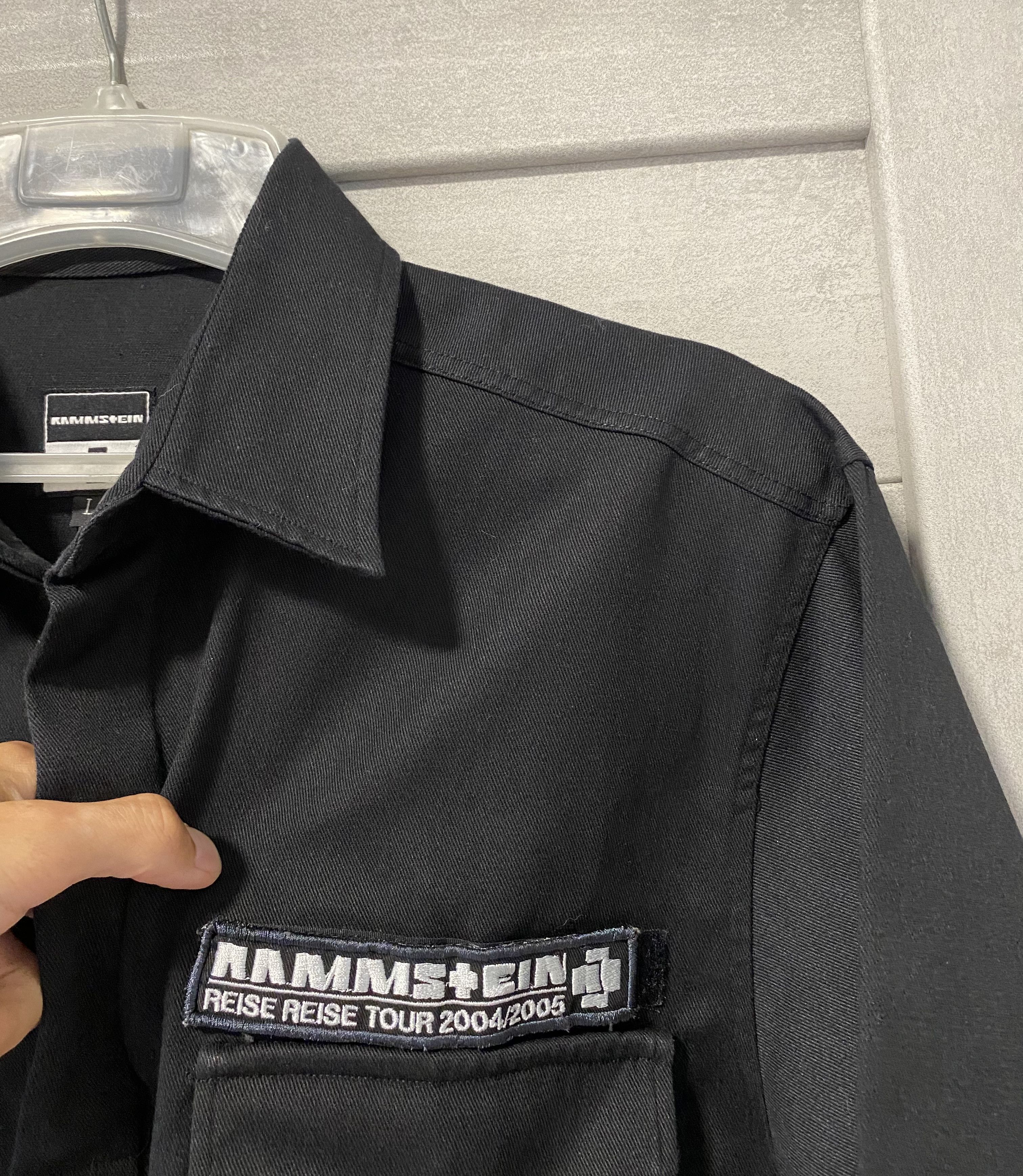 Band Tees × Vintage Vintage 2004 Rammstein reise reise short sleeve shirt Size US L / EU 52-54 / 3 - 2 Thumbnail