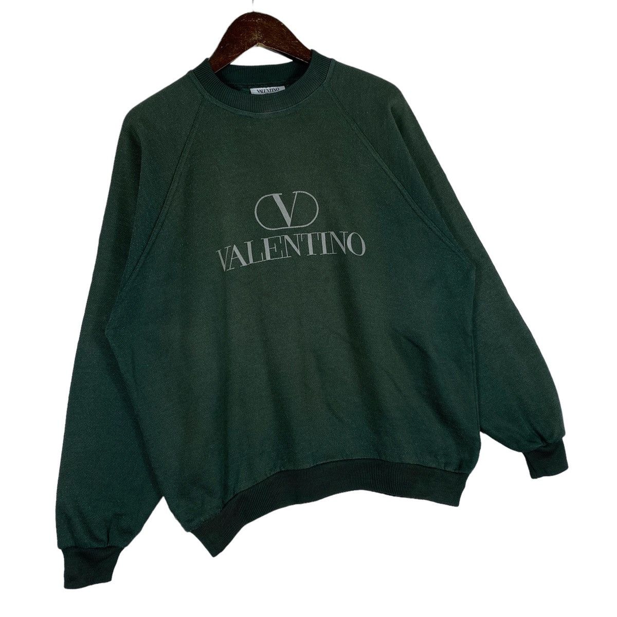 Valentino × Vintage Vintage Valentino Studio Made In Italy Velvet Sweatshirt Size US S / EU 44-46 / 1 - 3 Thumbnail