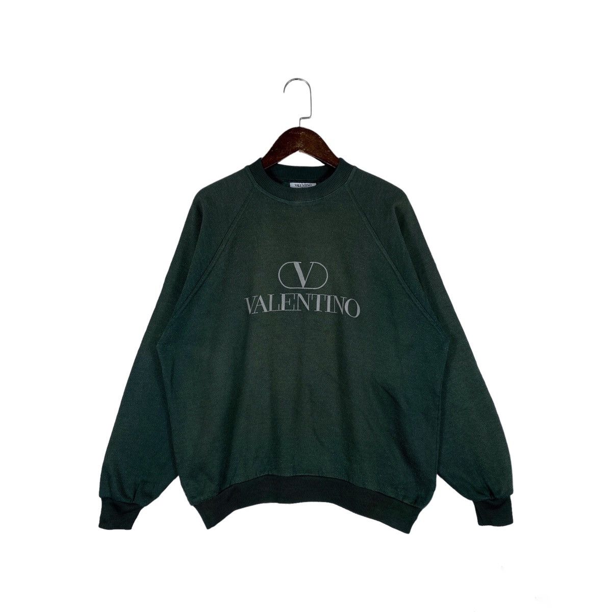 Valentino × Vintage Vintage Valentino Studio Made In Italy Velvet Sweatshirt Size US S / EU 44-46 / 1 - 1 Thumbnail