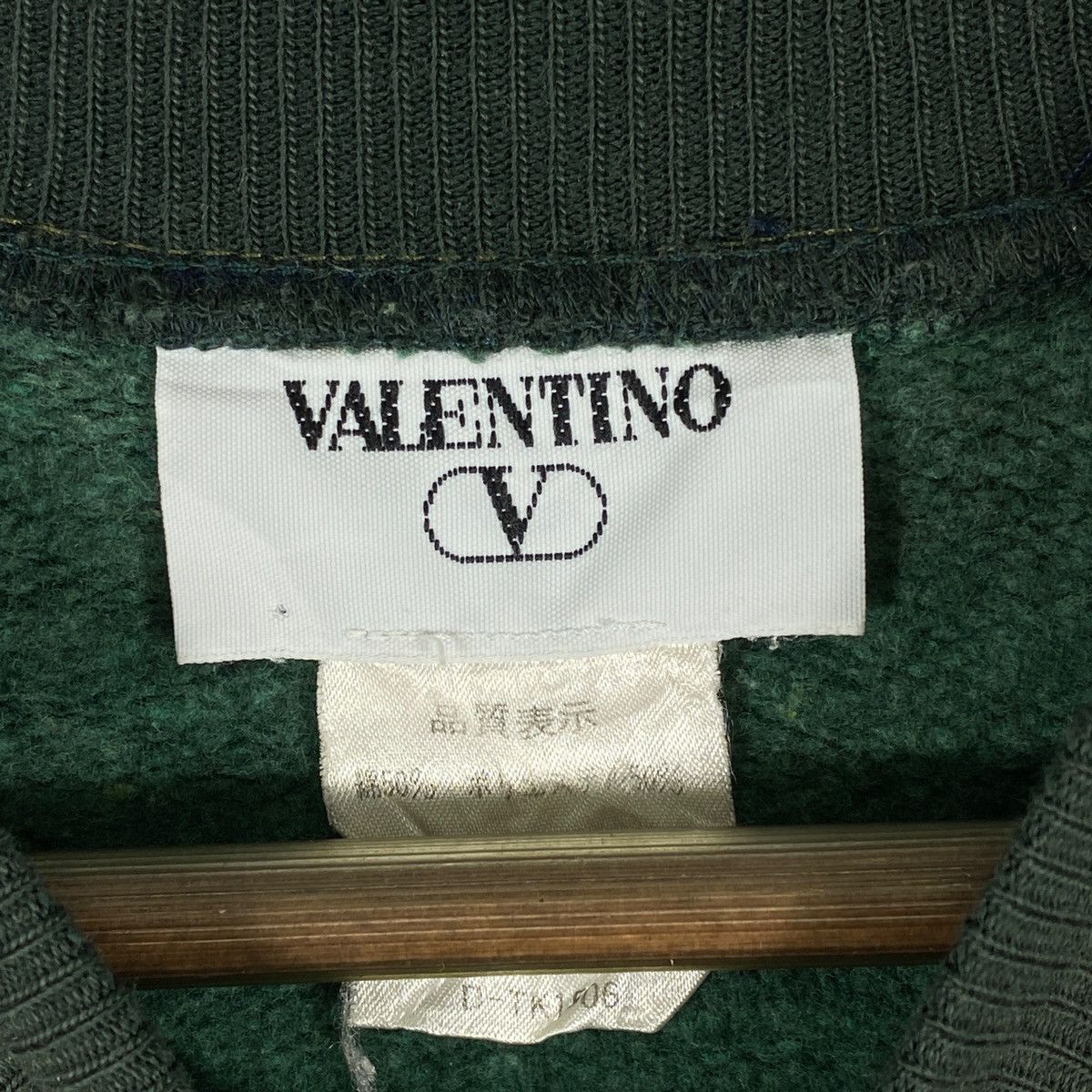 Valentino × Vintage Vintage Valentino Studio Made In Italy Velvet Sweatshirt Size US S / EU 44-46 / 1 - 6 Thumbnail