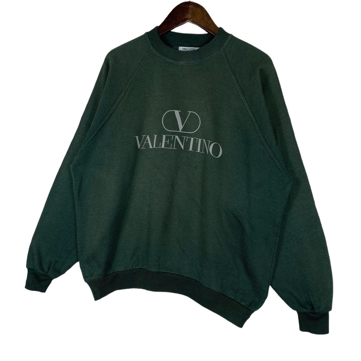 Valentino × Vintage Vintage Valentino Studio Made In Italy Velvet Sweatshirt Size US S / EU 44-46 / 1 - 4 Thumbnail