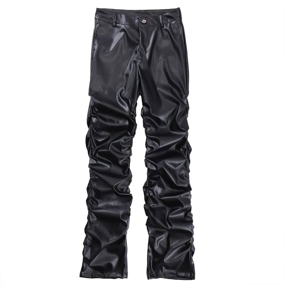 image of Archival Clothing x Leather Pants Opium Style in Black, Men's (Size 32)