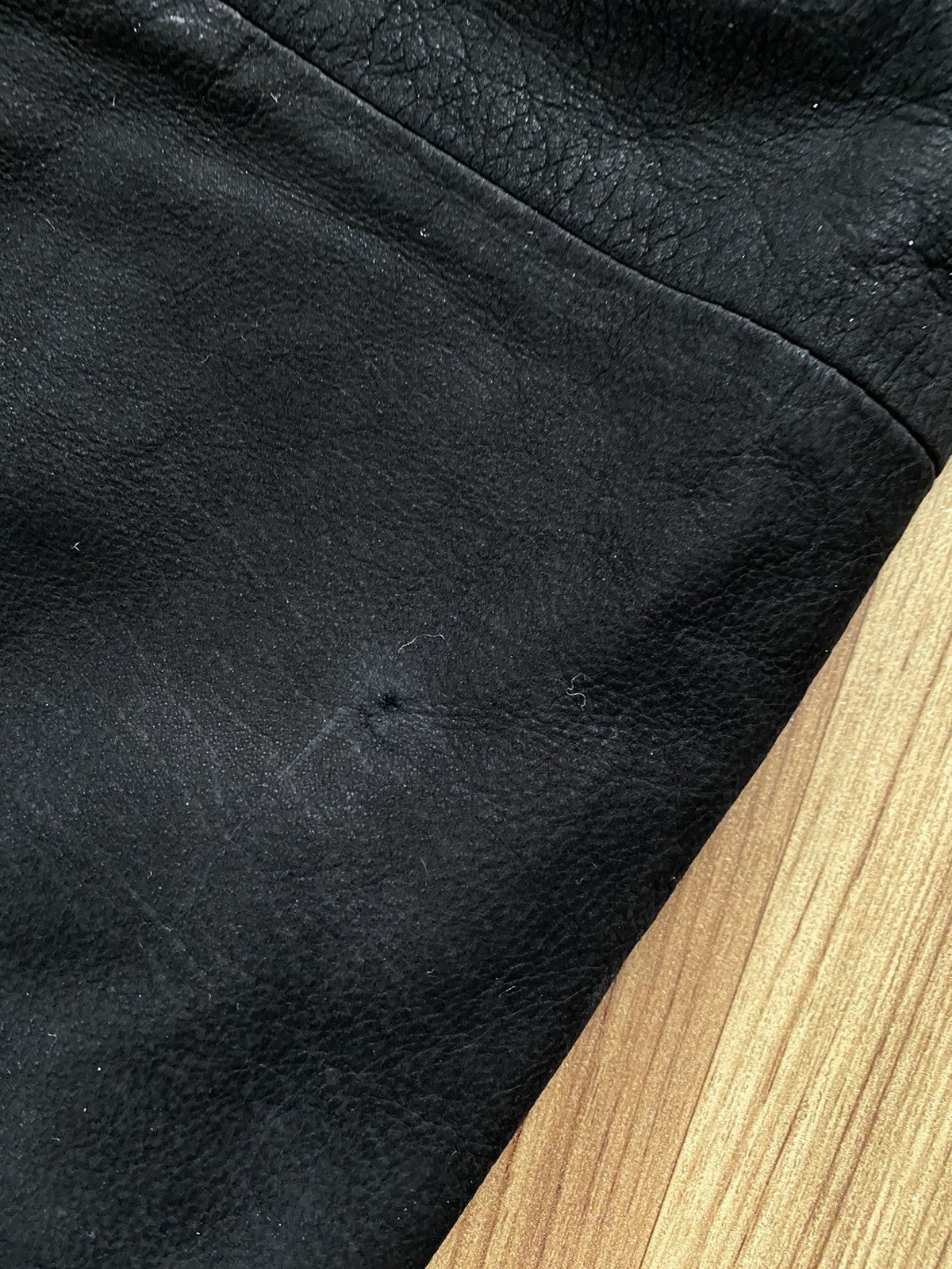 Genuine Leather Vintage Leather Pants Motorcycle Trousers Size 31 Cowboy Y2K Size US 31 - 12 Thumbnail