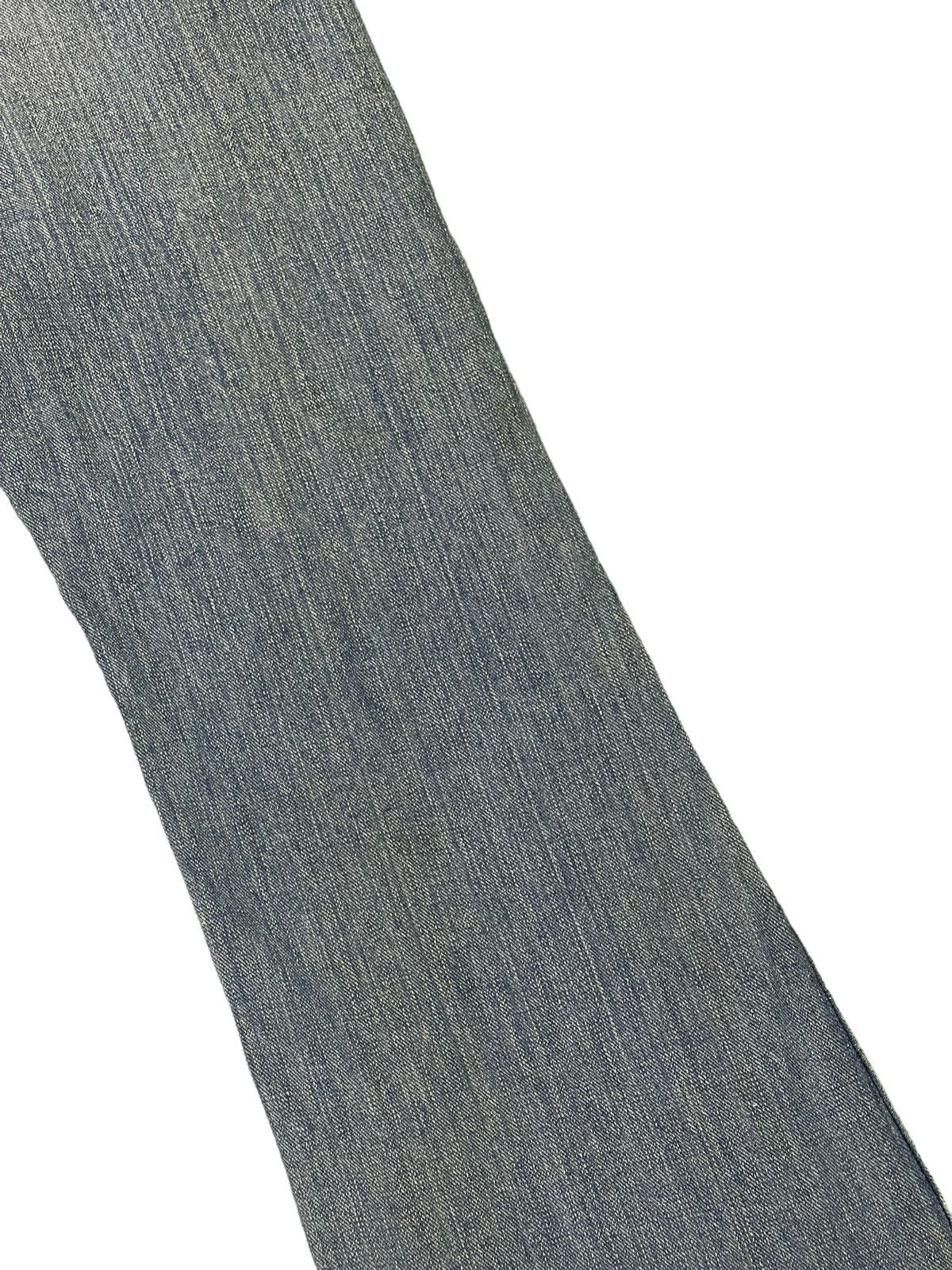 Japanese Brand Flare Jeans Lee Japan Distress Denim Low Rise Boot Cut 4🟦 Size US 31 - 19 Thumbnail