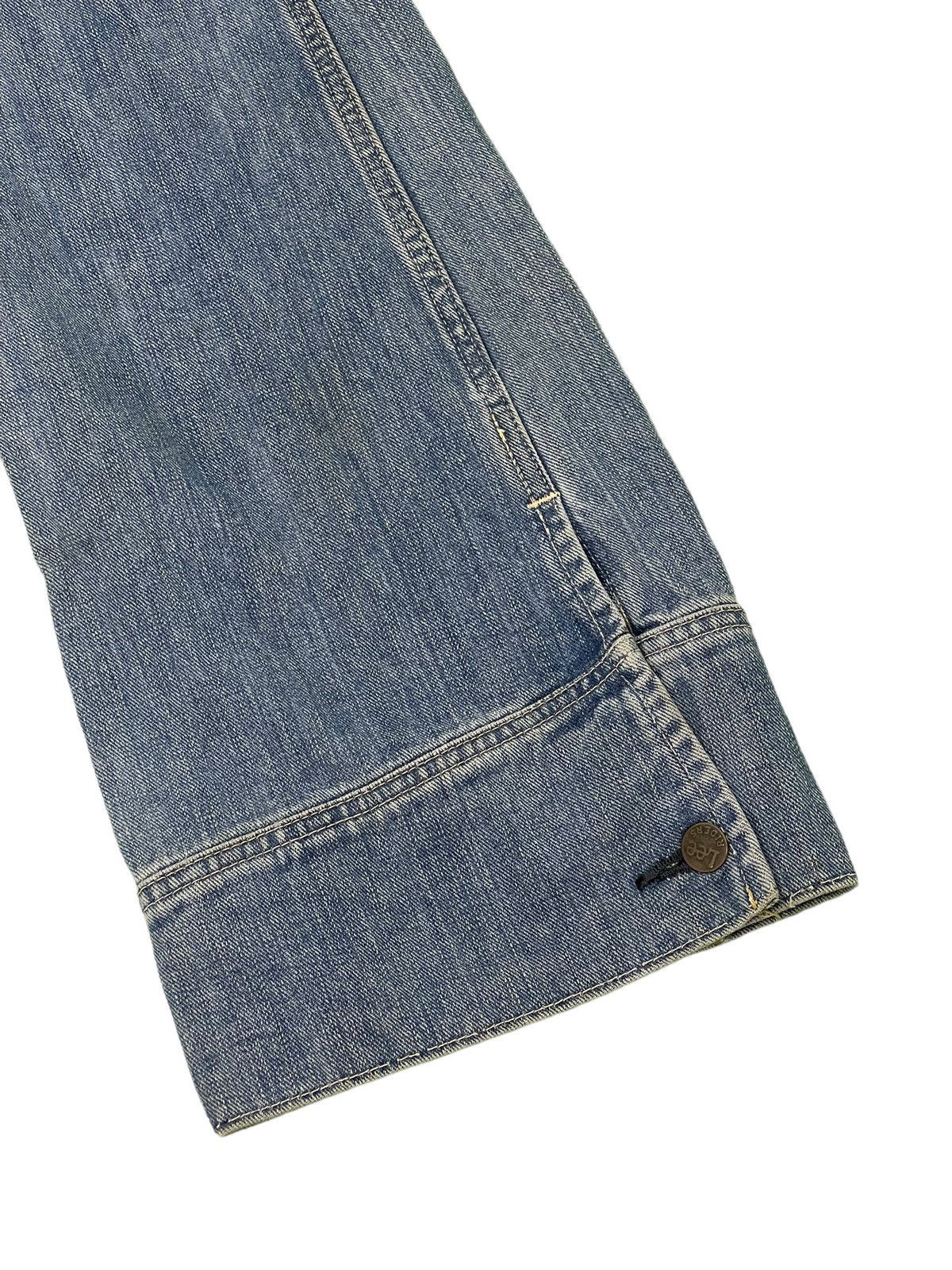 Japanese Brand Flare Jeans Lee Japan Distress Denim Low Rise Boot Cut 4🟦 Size US 31 - 4 Thumbnail