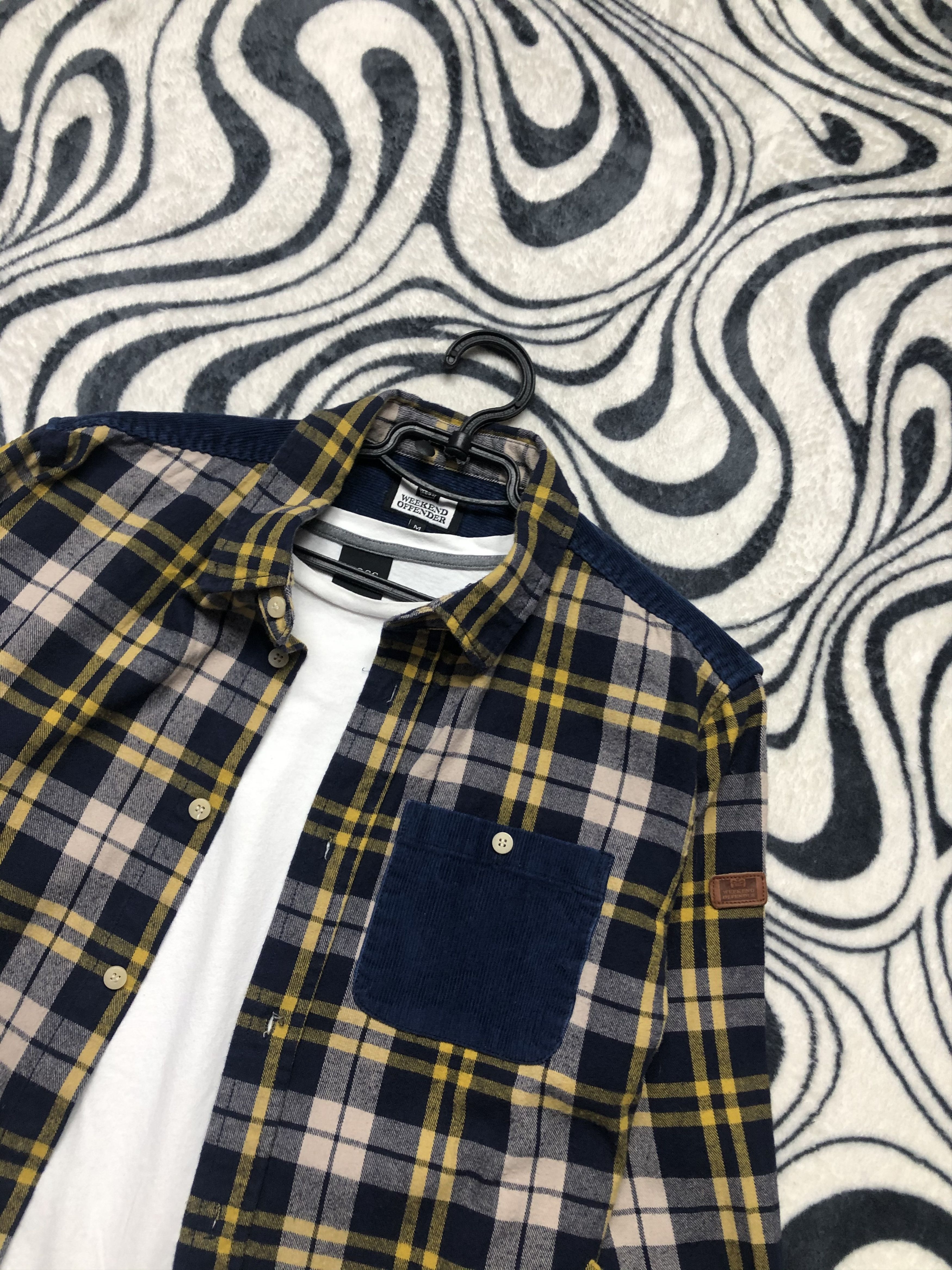 Flannel × Vintage Weekend Offender Flannel Vintage Mens Plaid Shirt Size US M / EU 48-50 / 2 - 2 Thumbnail