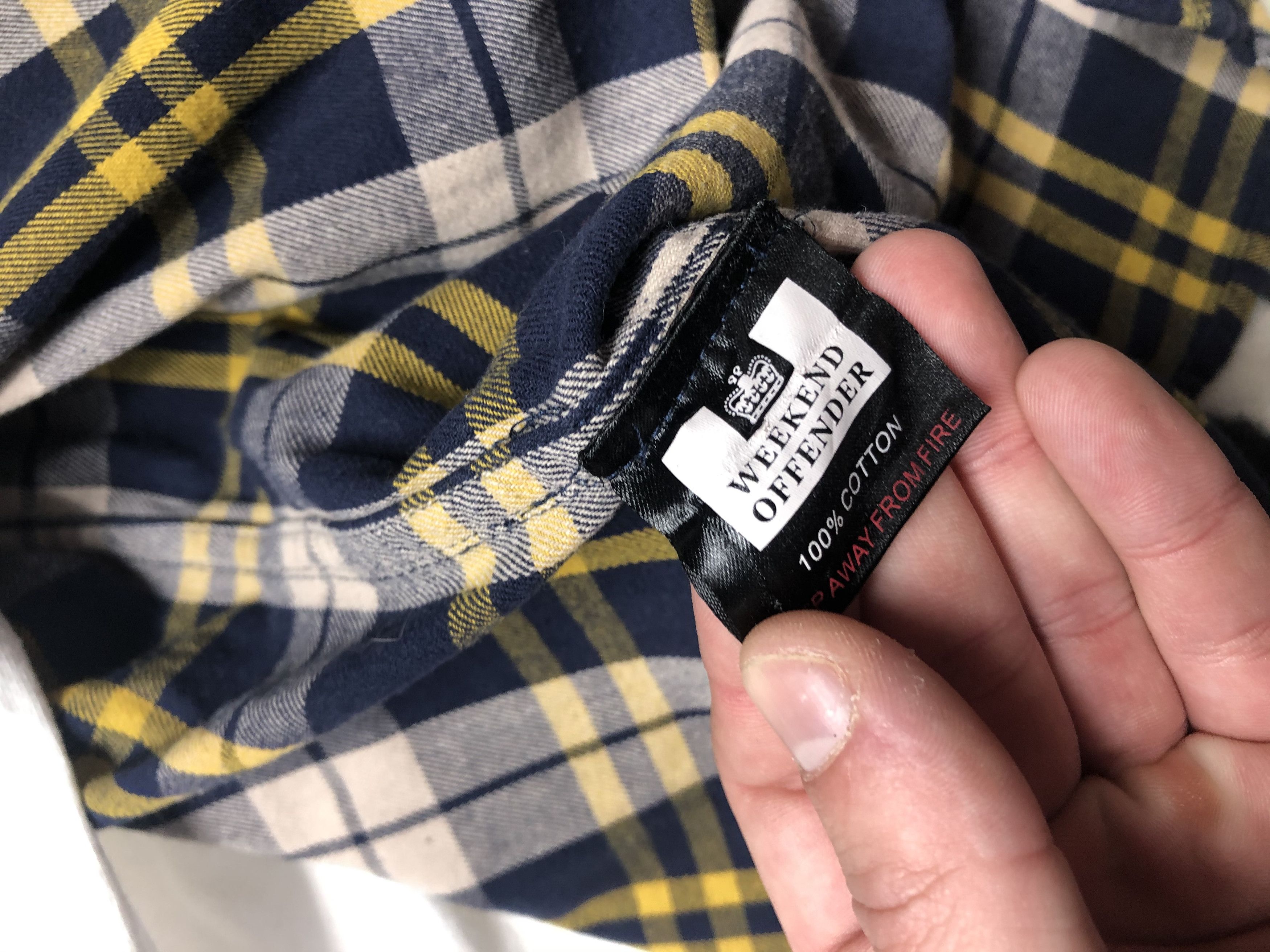 Flannel × Vintage Weekend Offender Flannel Vintage Mens Plaid Shirt Size US M / EU 48-50 / 2 - 6 Thumbnail