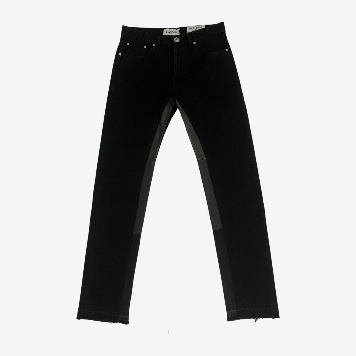 Gallery Dept. × Lanvin *1115$* Lanvin x Gallery Dept Denim with Leather Patch Size US 33 - 2 Thumbnail