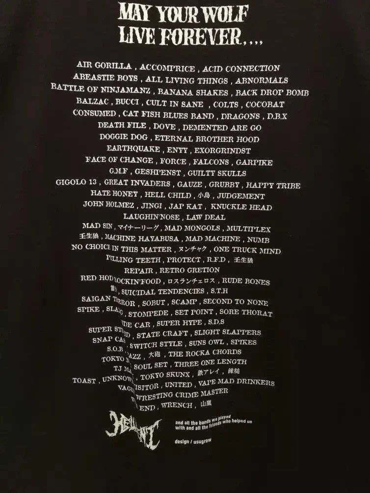 Band Tees Vintage Hellbant live concert tshirt suicidal tendencies Size US L / EU 52-54 / 3 - 5 Thumbnail