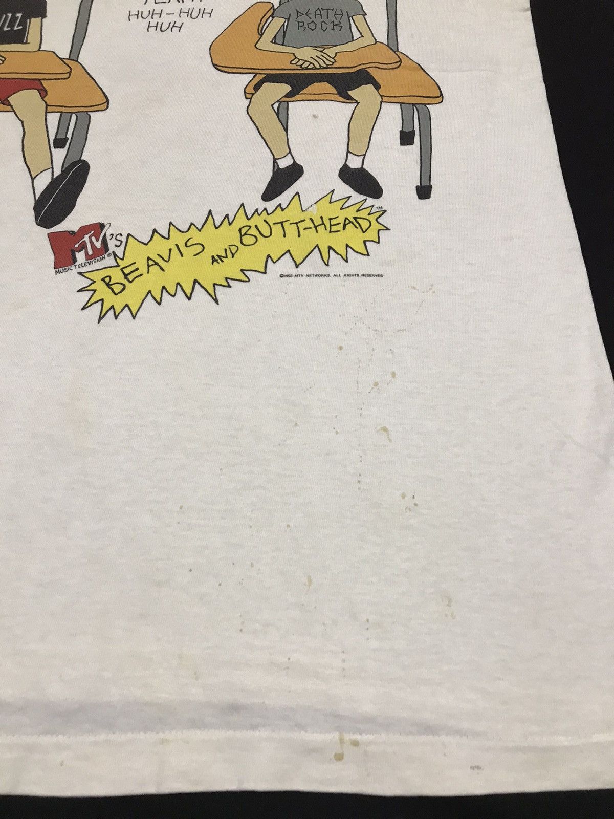 Mtv × Vintage Vintage 1993 Beavis and Butthead MTV Tees Size US M / EU 48-50 / 2 - 6 Thumbnail