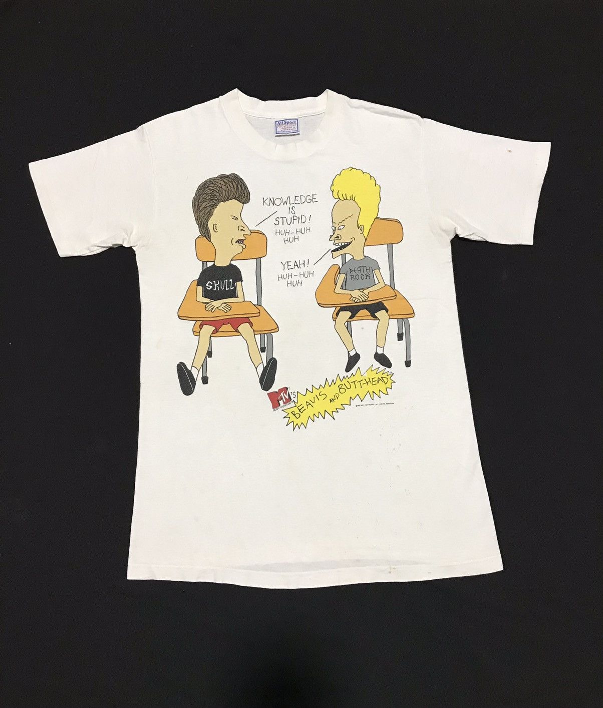 1993 good Beavis & Butthead MTV promo vintage T shirt