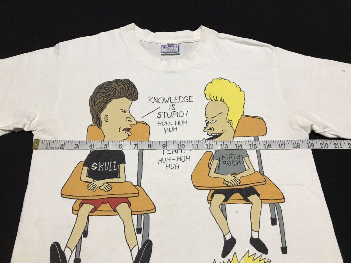 Mtv × Vintage Vintage 1993 Beavis and Butthead MTV Tees Size US M / EU 48-50 / 2 - 10 Thumbnail