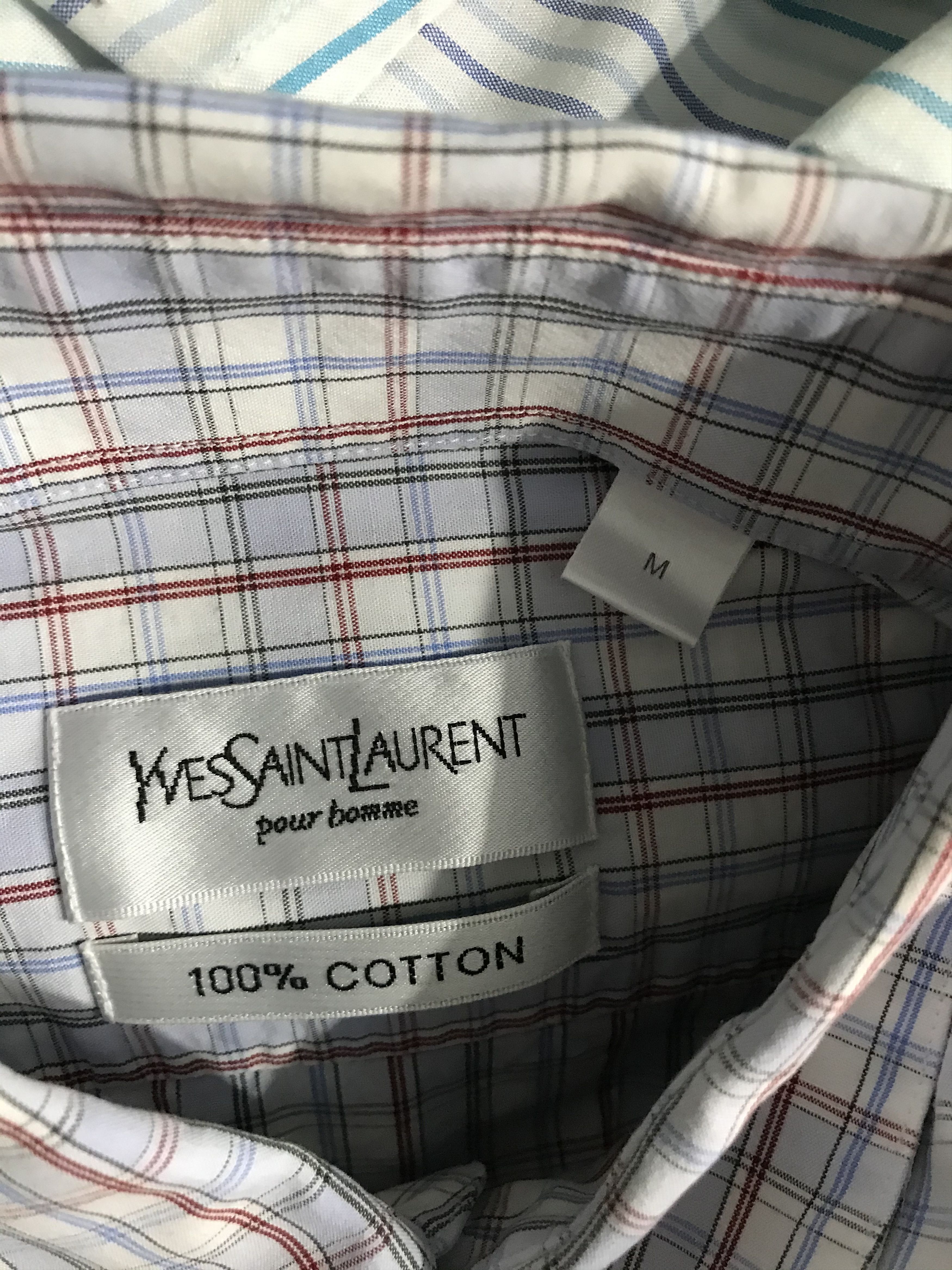Yves Saint Laurent Yves Saint Laurent YSL Men's Long Sleeve Shirt Size US M / EU 48-50 / 2 - 4 Thumbnail