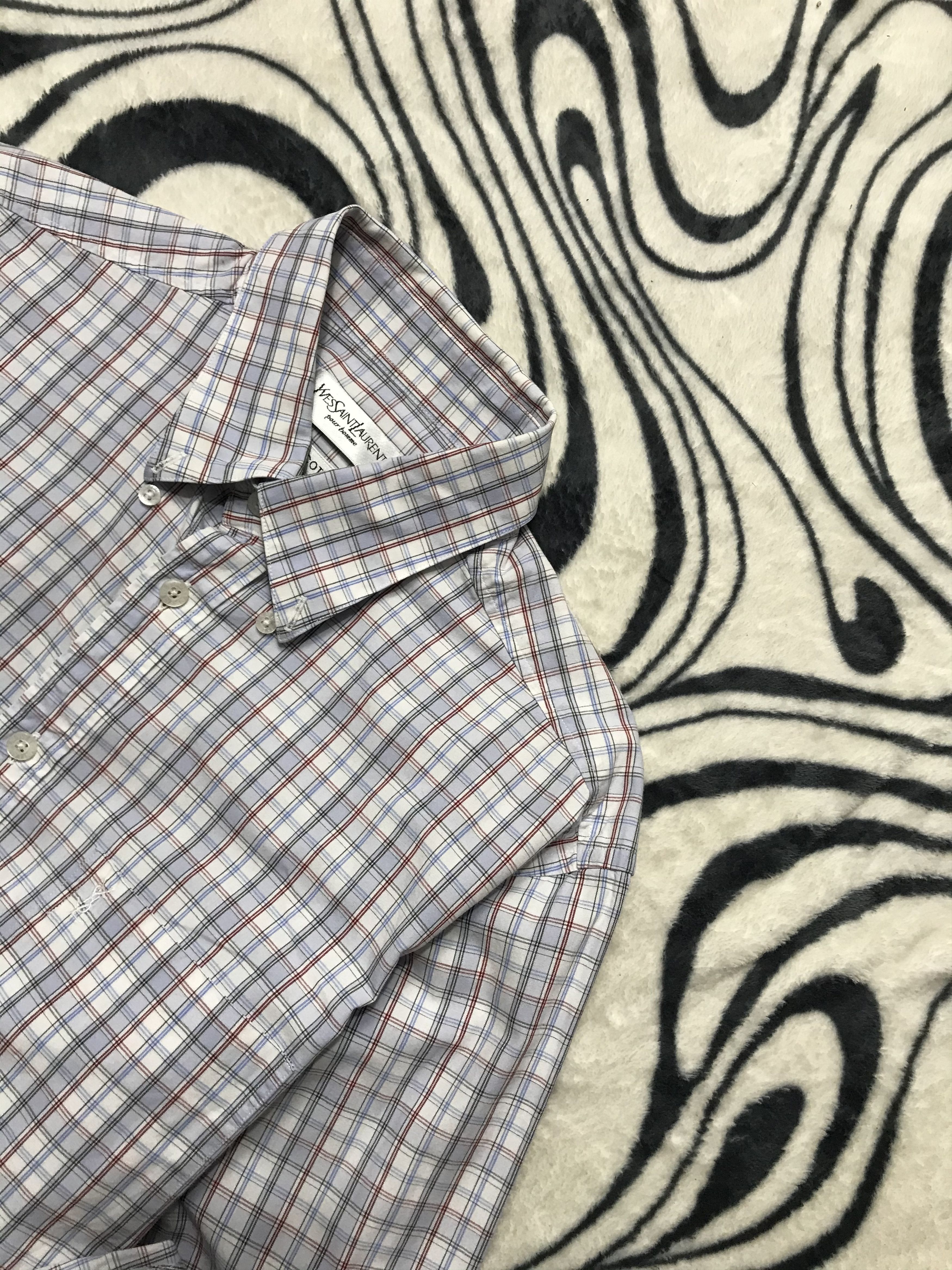Yves Saint Laurent Yves Saint Laurent YSL Men's Long Sleeve Shirt Size US M / EU 48-50 / 2 - 2 Thumbnail