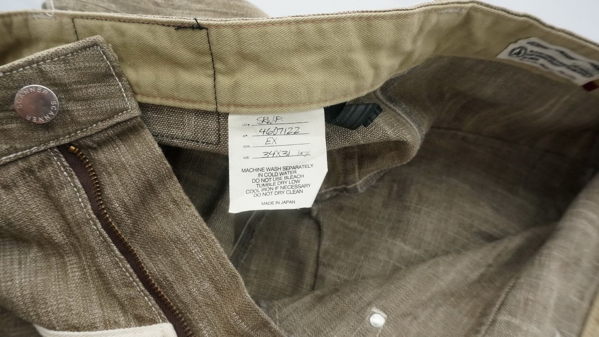 Japanese Brand SCANNER FUNDAMENTAL PRODUCT Denim Size US 34 / EU 50 - 18 Thumbnail