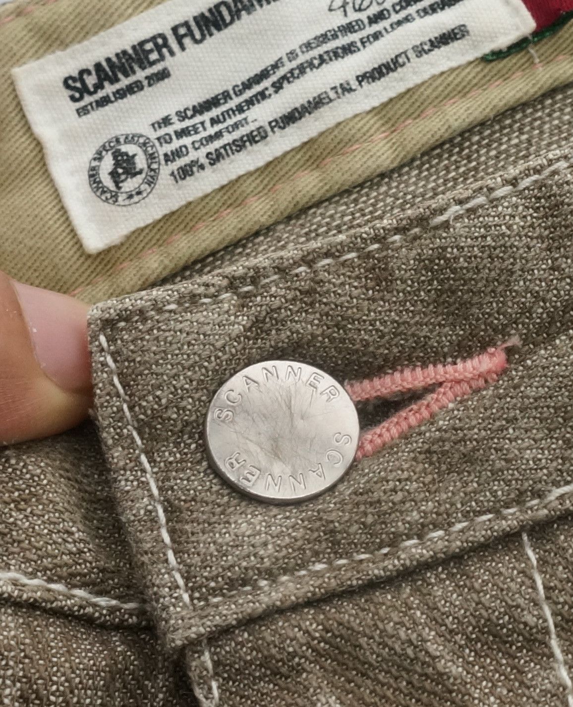 Japanese Brand SCANNER FUNDAMENTAL PRODUCT Denim Size US 34 / EU 50 - 22 Thumbnail