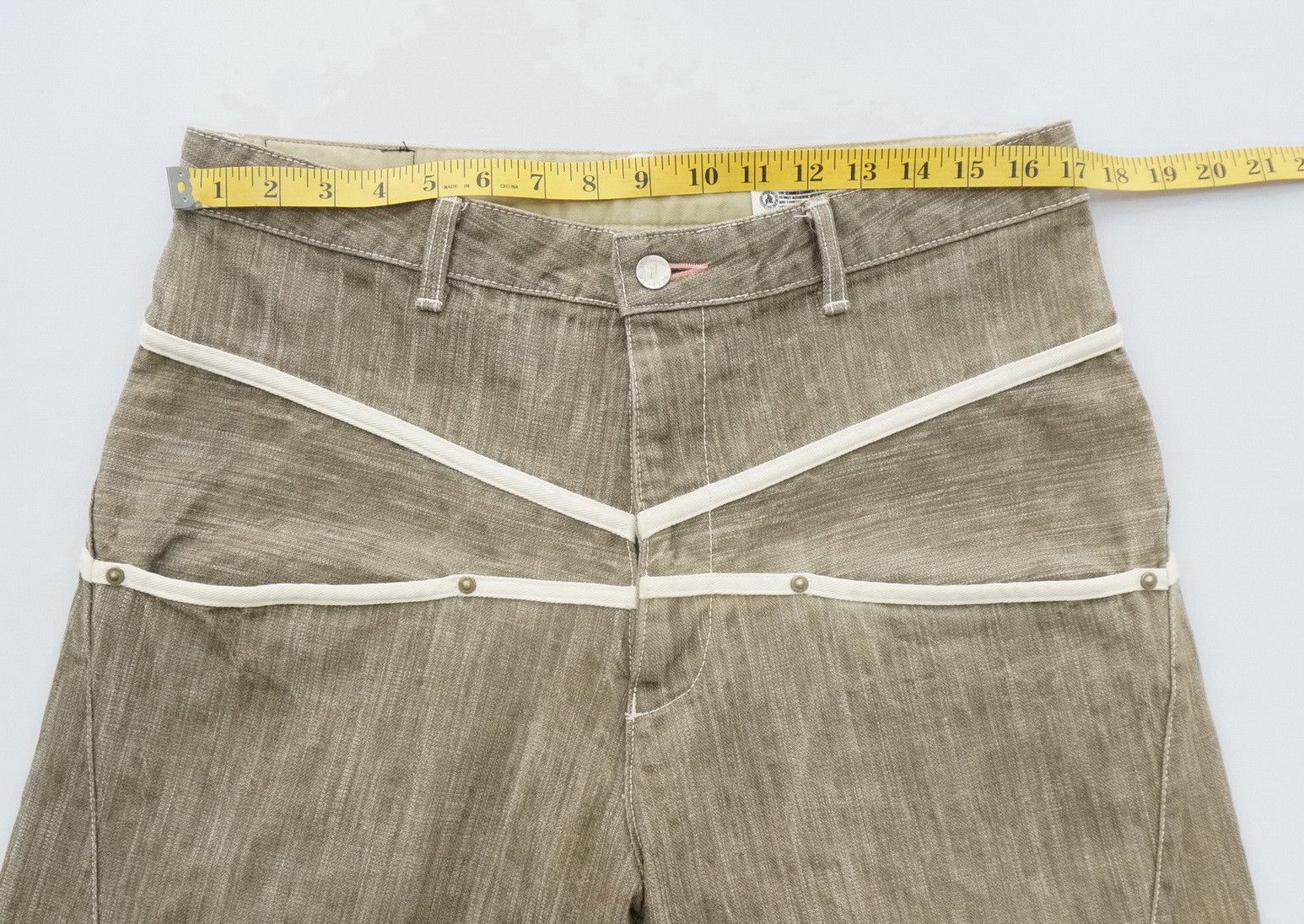 Japanese Brand SCANNER FUNDAMENTAL PRODUCT Denim Size US 34 / EU 50 - 12 Thumbnail