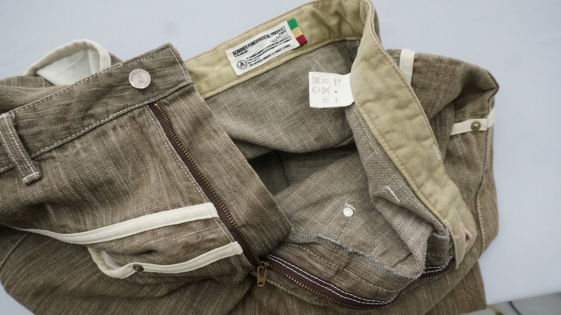 Japanese Brand SCANNER FUNDAMENTAL PRODUCT Denim Size US 34 / EU 50 - 20 Thumbnail