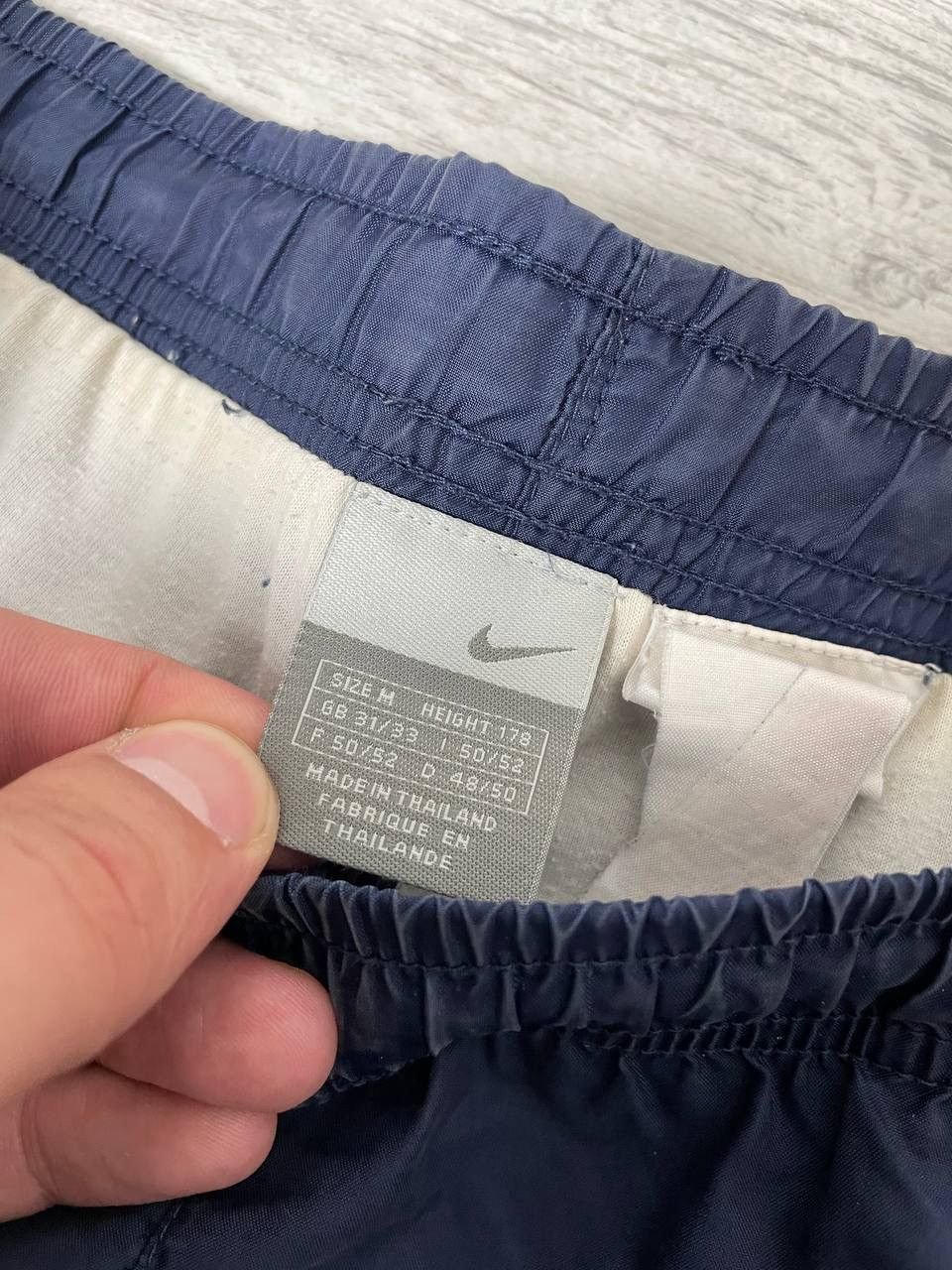 Nike × Vintage Very Rare 90s Vintage Nike Nylon Drill Track Pants Y2K Size US 34 / EU 50 - 6 Thumbnail