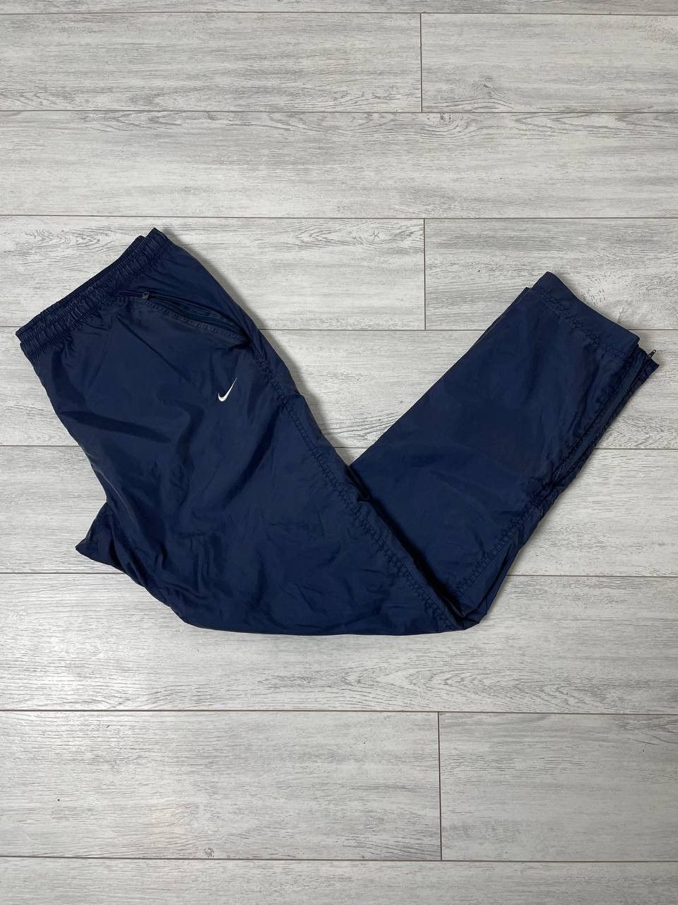 Nike × Vintage Very Rare 90s Vintage Nike Nylon Drill Track Pants Y2K Size US 34 / EU 50 - 4 Thumbnail
