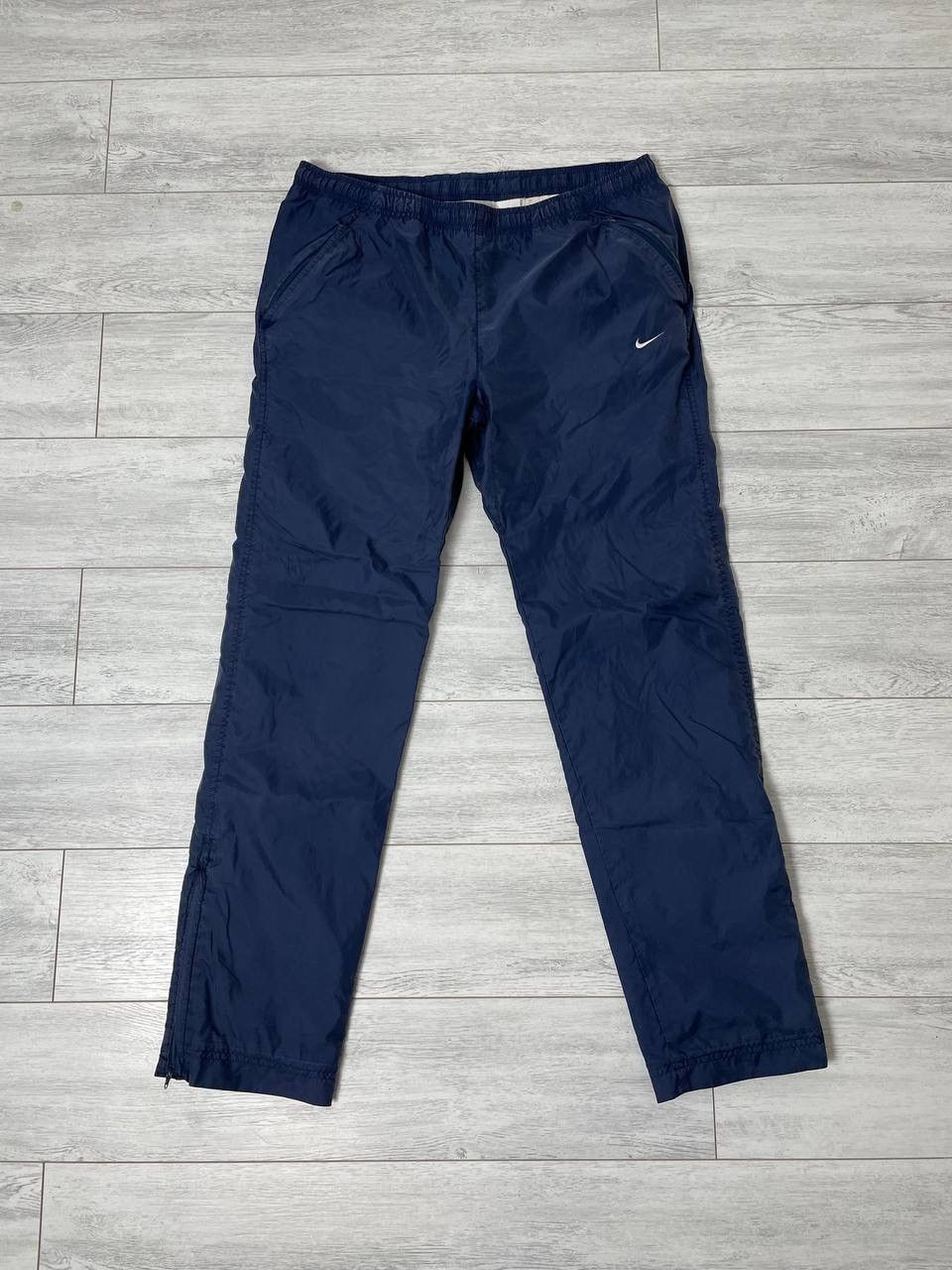 Nike × Vintage Very Rare 90s Vintage Nike Nylon Drill Track Pants Y2K Size US 34 / EU 50 - 1 Thumbnail