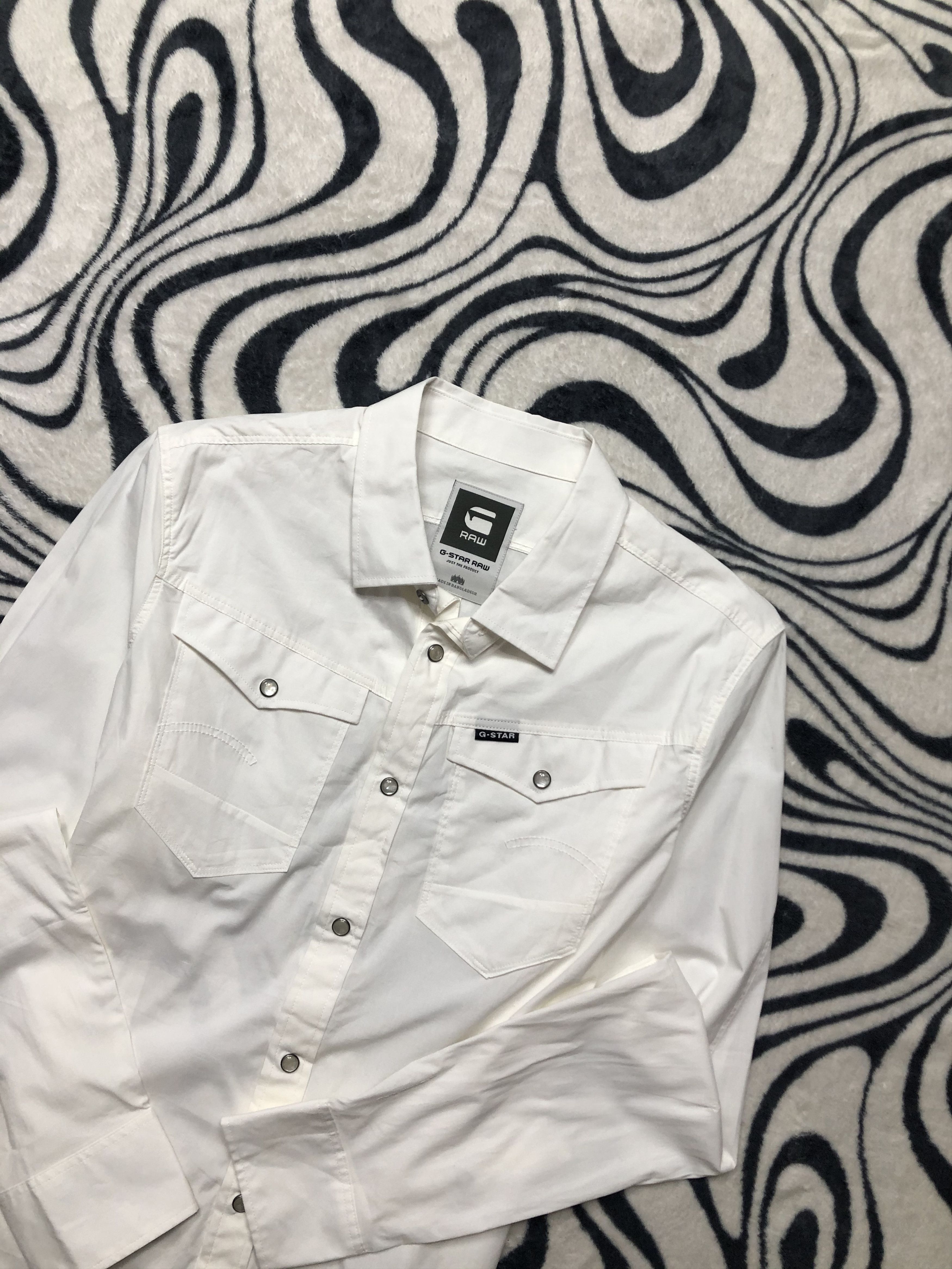 G-Star G Star Raw Vintage Mens Long Sleeve Shirt Size US L / EU 52-54 / 3 - 2 Thumbnail