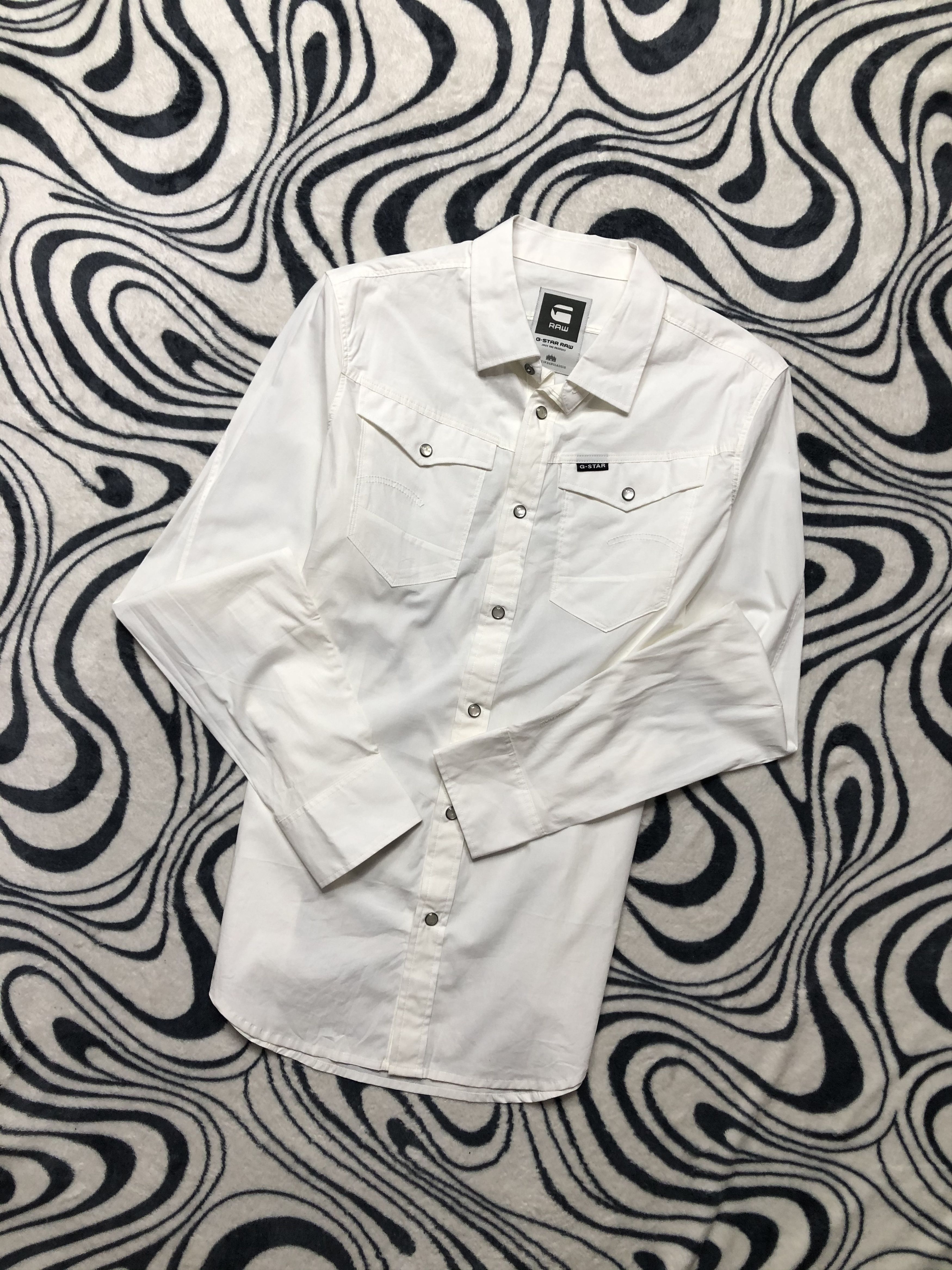 G-Star G Star Raw Vintage Mens Long Sleeve Shirt Size US L / EU 52-54 / 3 - 1 Thumbnail