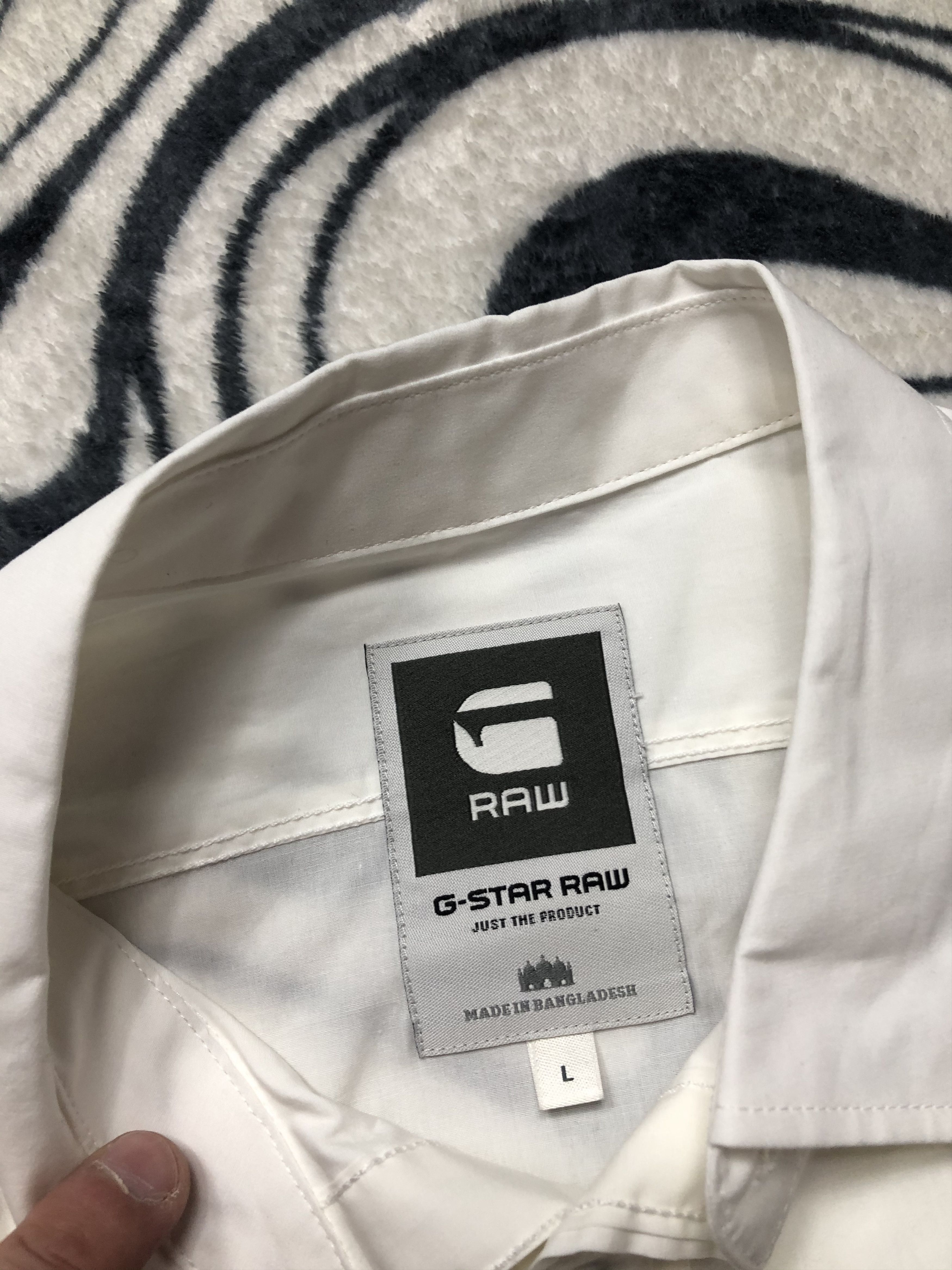 G-Star G Star Raw Vintage Mens Long Sleeve Shirt Size US L / EU 52-54 / 3 - 4 Thumbnail