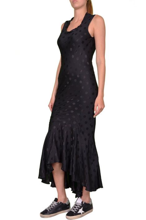 Haider Ackermann Haider Ackermann Polka Dot Silk Maxi Dress Size S / US 4 / IT 40 - 1 Thumbnail