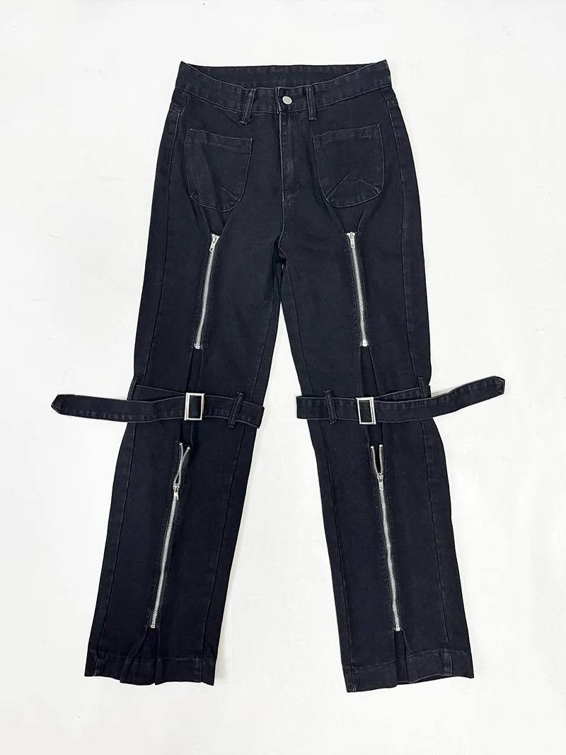 image of Archival Clothing x Distressed Denim Opium Denim in Black, Men's (Size 32)