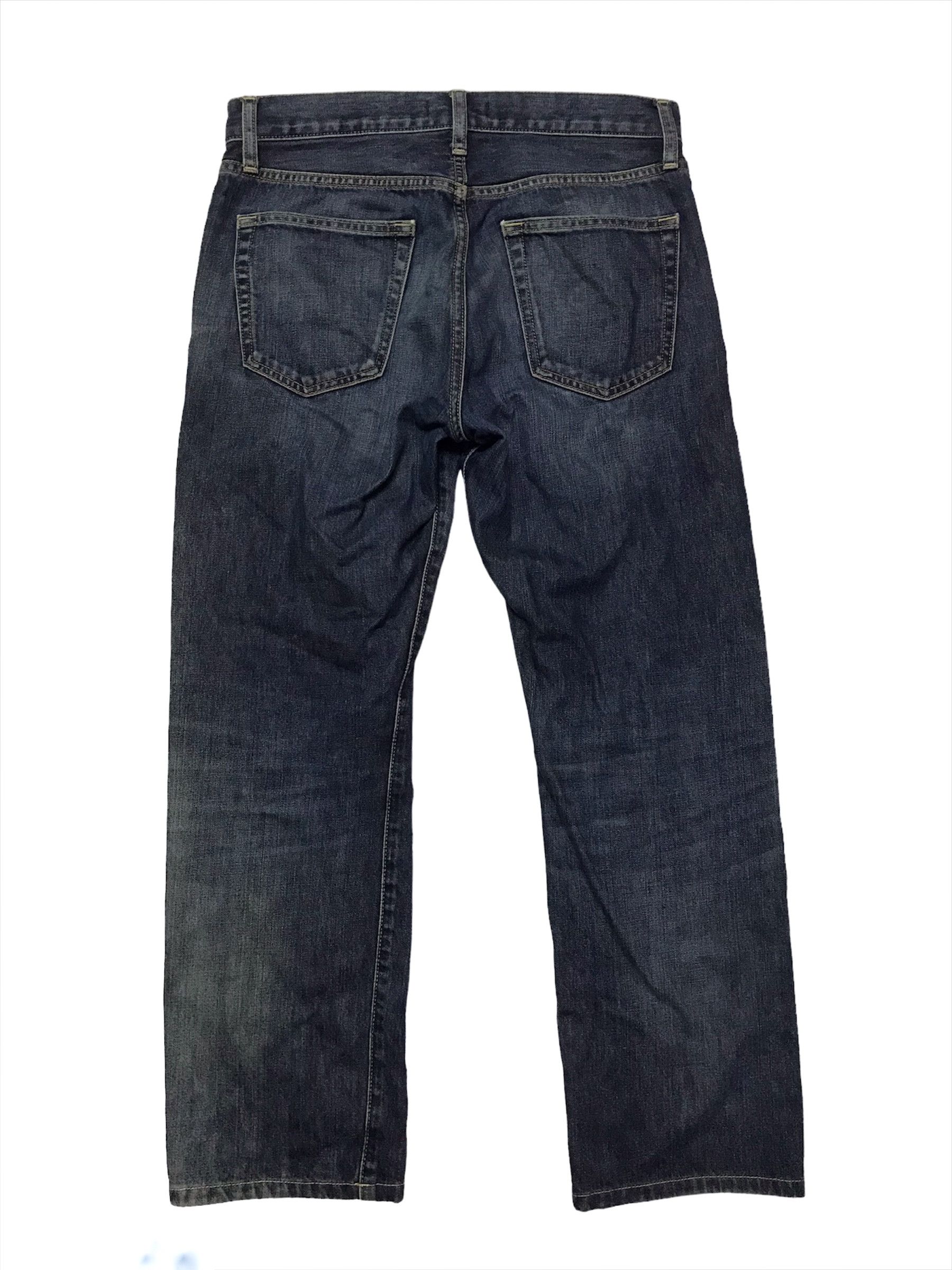 Uniqlo Uniqlo selvedge dark blue denim jeans Size US 30 / EU 46 - 4 Thumbnail