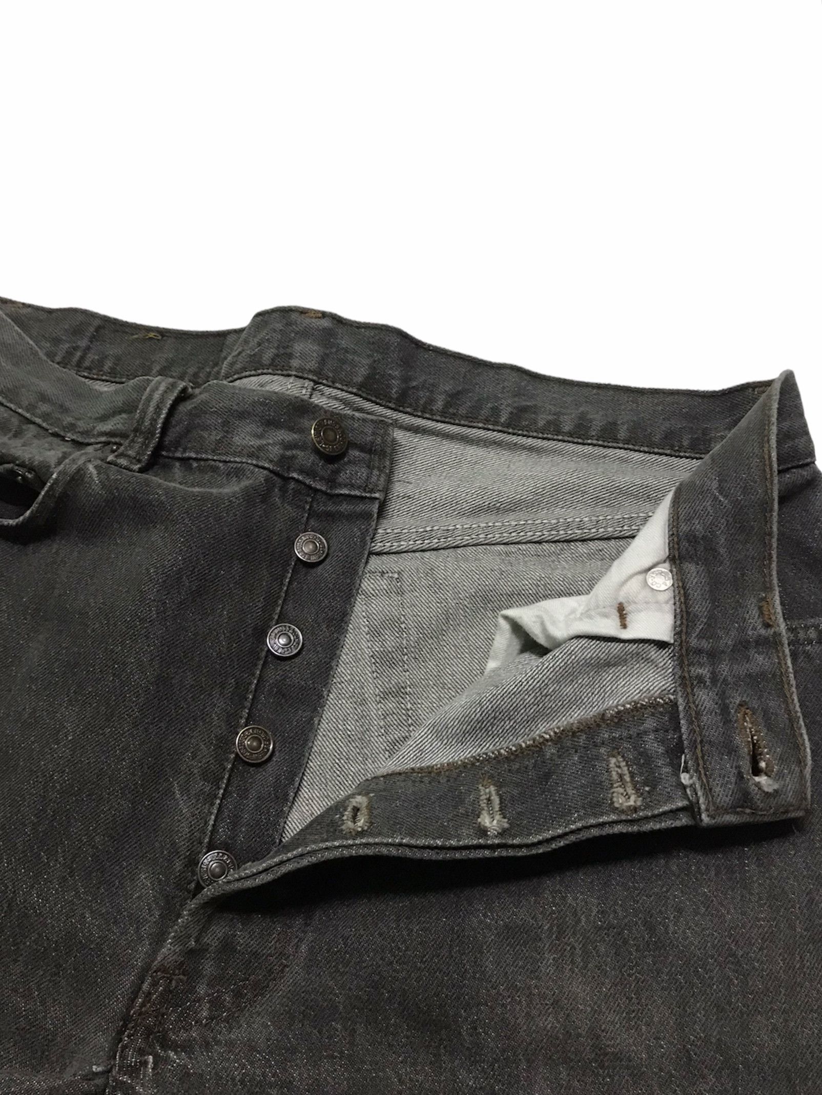 Levi's Vintage Levi's 501 button 653 super black jeans Size US 31 - 5 Thumbnail