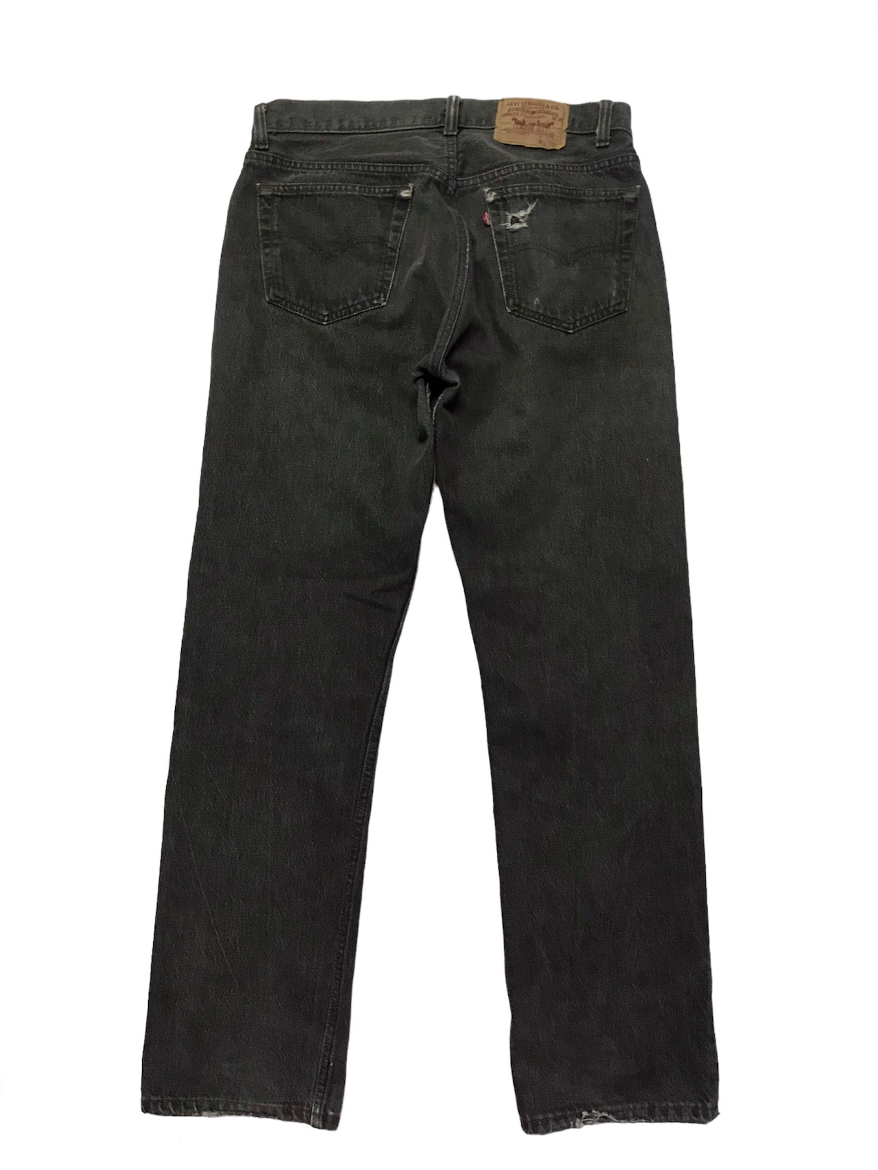 Levi's Vintage Levi's 501 button 653 super black jeans Size US 31 - 1 Thumbnail
