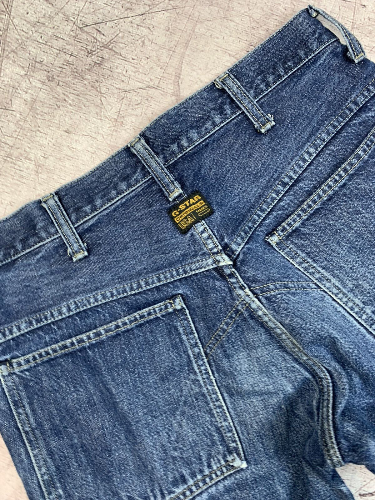 G-Star × Vintage G Star Raw Vintage Mens Denim Pants Jeans Size US 31 - 3 Thumbnail