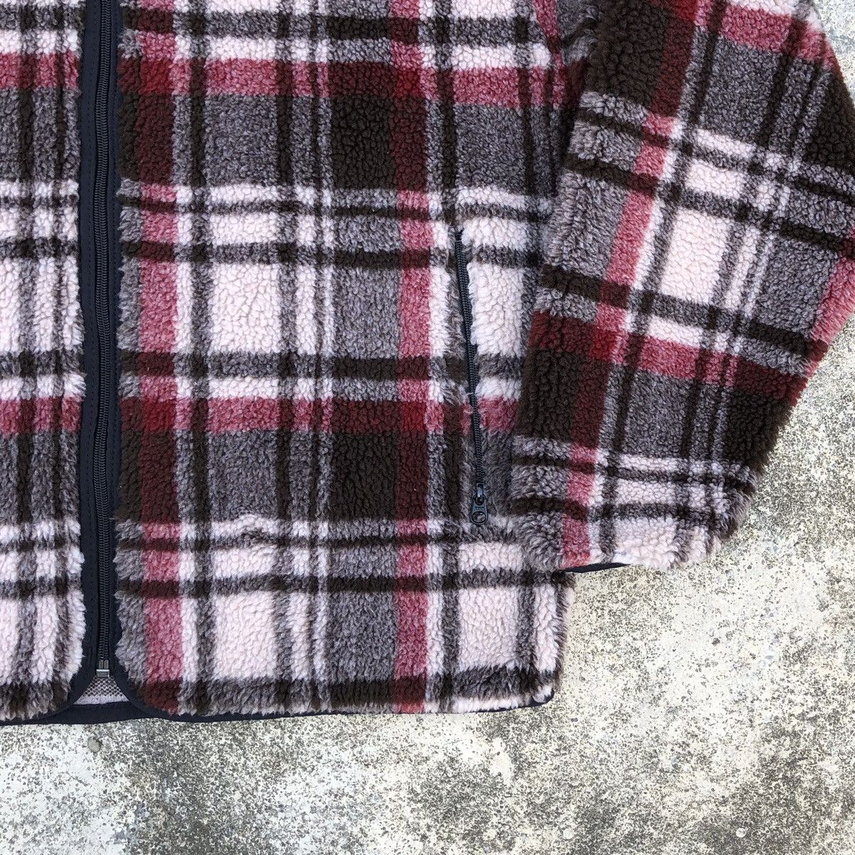 Woolrich Woolen Mills Vintage Woolrich Checked Tartan Fleece Jacket Made In USA Size US L / EU 52-54 / 3 - 11 Thumbnail