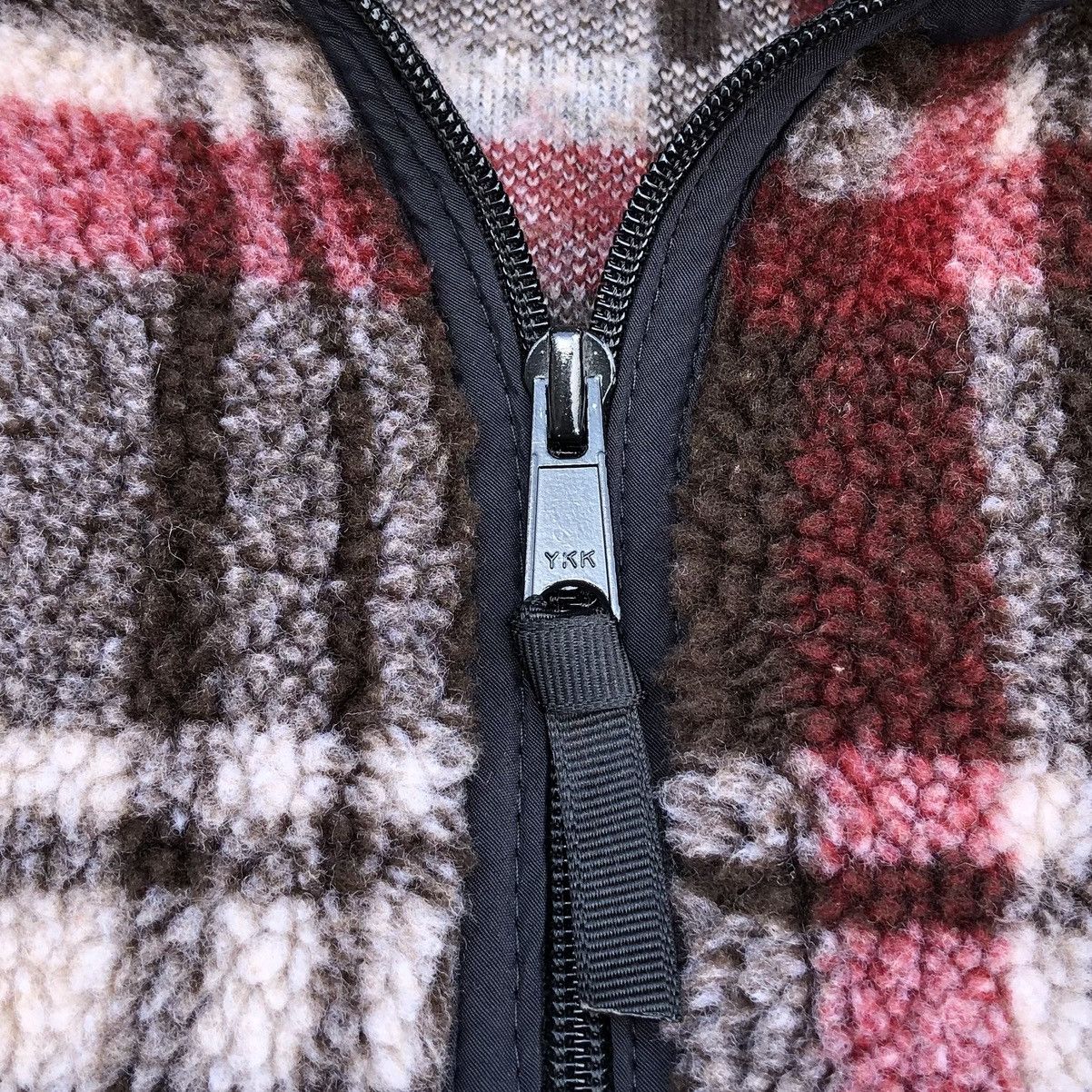 Woolrich Woolen Mills Vintage Woolrich Checked Tartan Fleece Jacket Made In USA Size US L / EU 52-54 / 3 - 14 Thumbnail