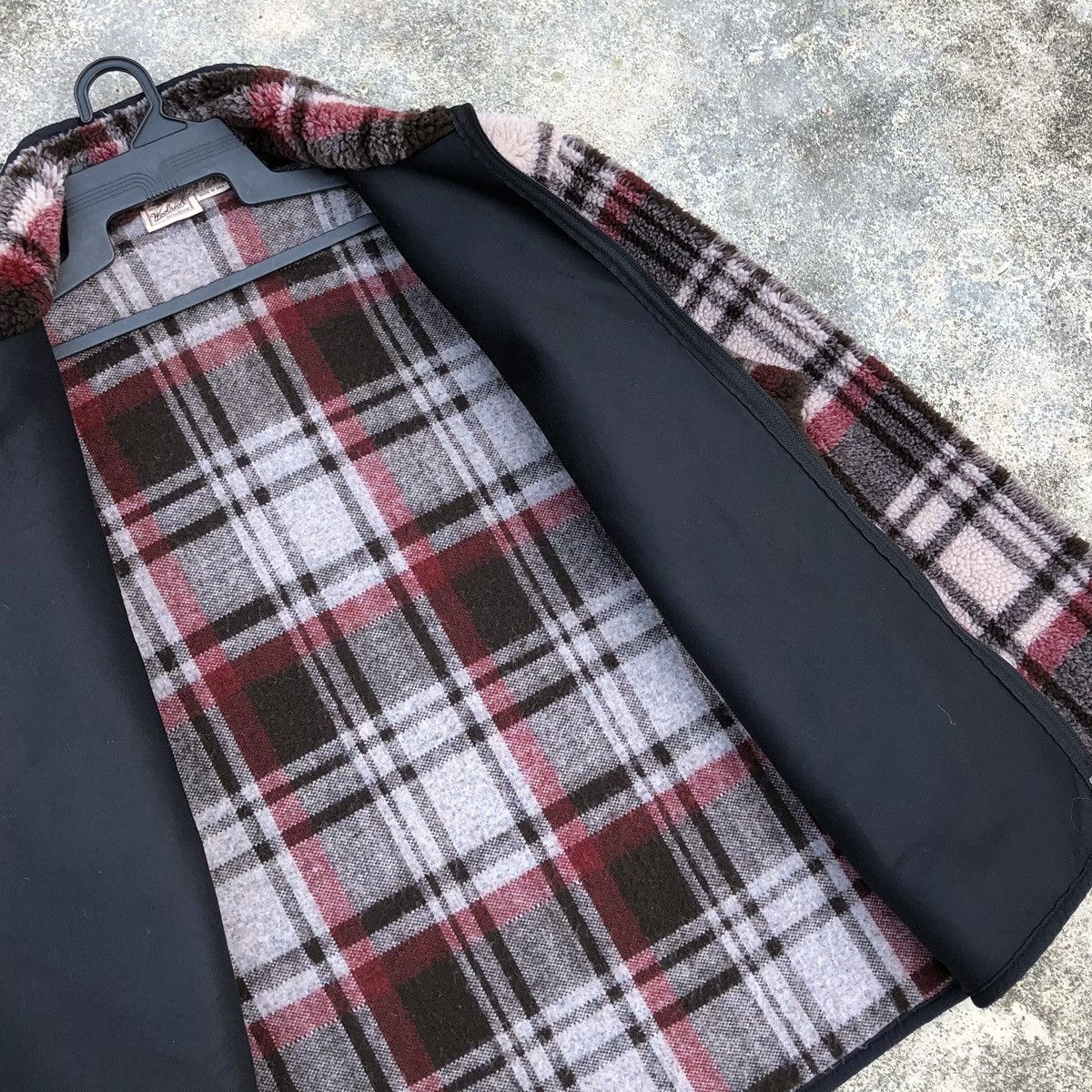 Woolrich Woolen Mills Vintage Woolrich Checked Tartan Fleece Jacket Made In USA Size US L / EU 52-54 / 3 - 5 Thumbnail