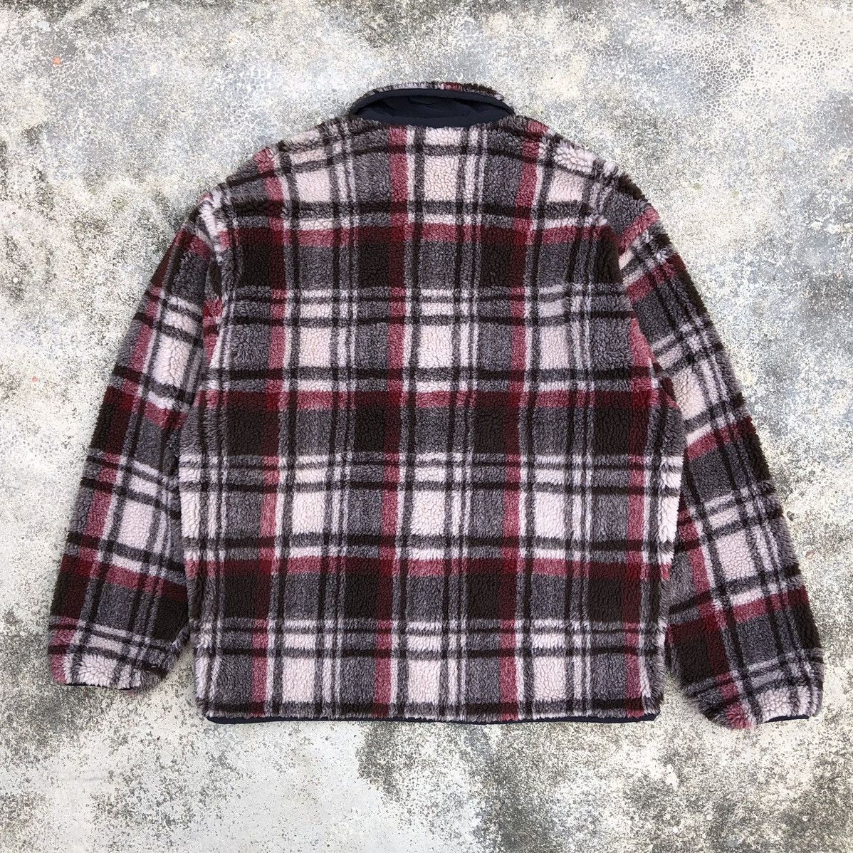 Woolrich Woolen Mills Vintage Woolrich Checked Tartan Fleece Jacket Made In USA Size US L / EU 52-54 / 3 - 3 Thumbnail