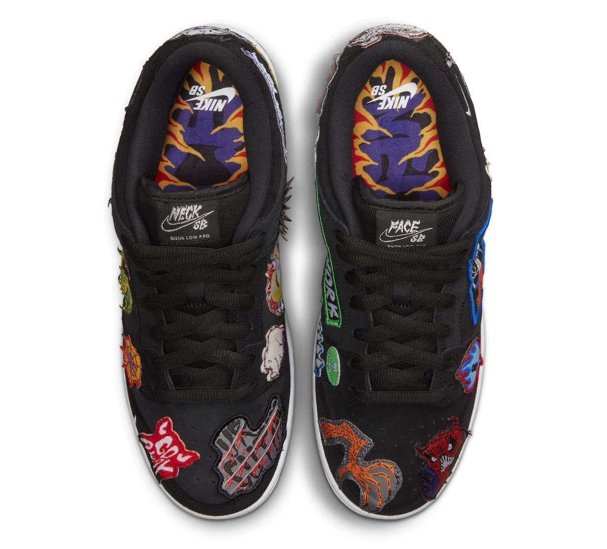 Neckface × Nike Nike SB Dunk Low OG QS Nasty Neckface DQ4488 001 Size US 11.5 / EU 44-45 - 5 Thumbnail