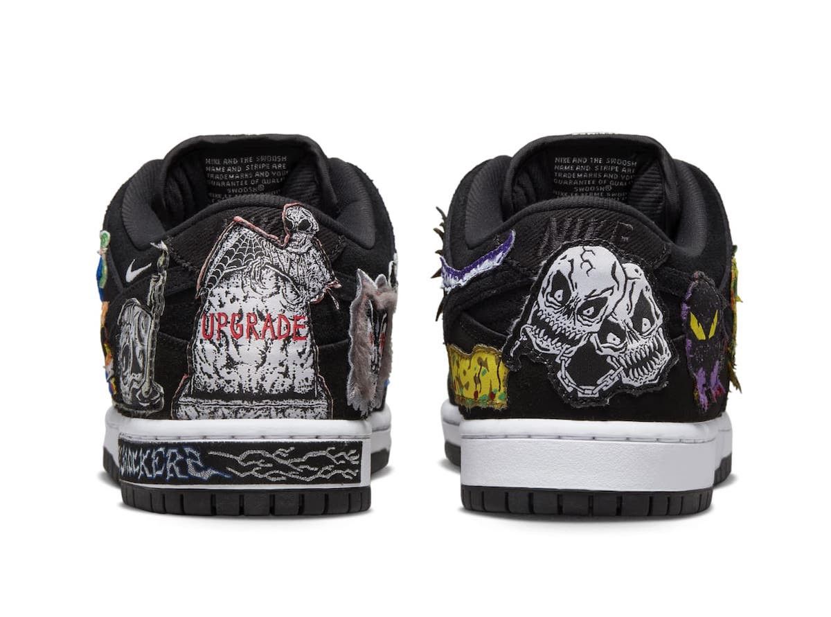 Neckface × Nike Nike SB Dunk Low OG QS Nasty Neckface DQ4488 001 Size US 11.5 / EU 44-45 - 4 Thumbnail
