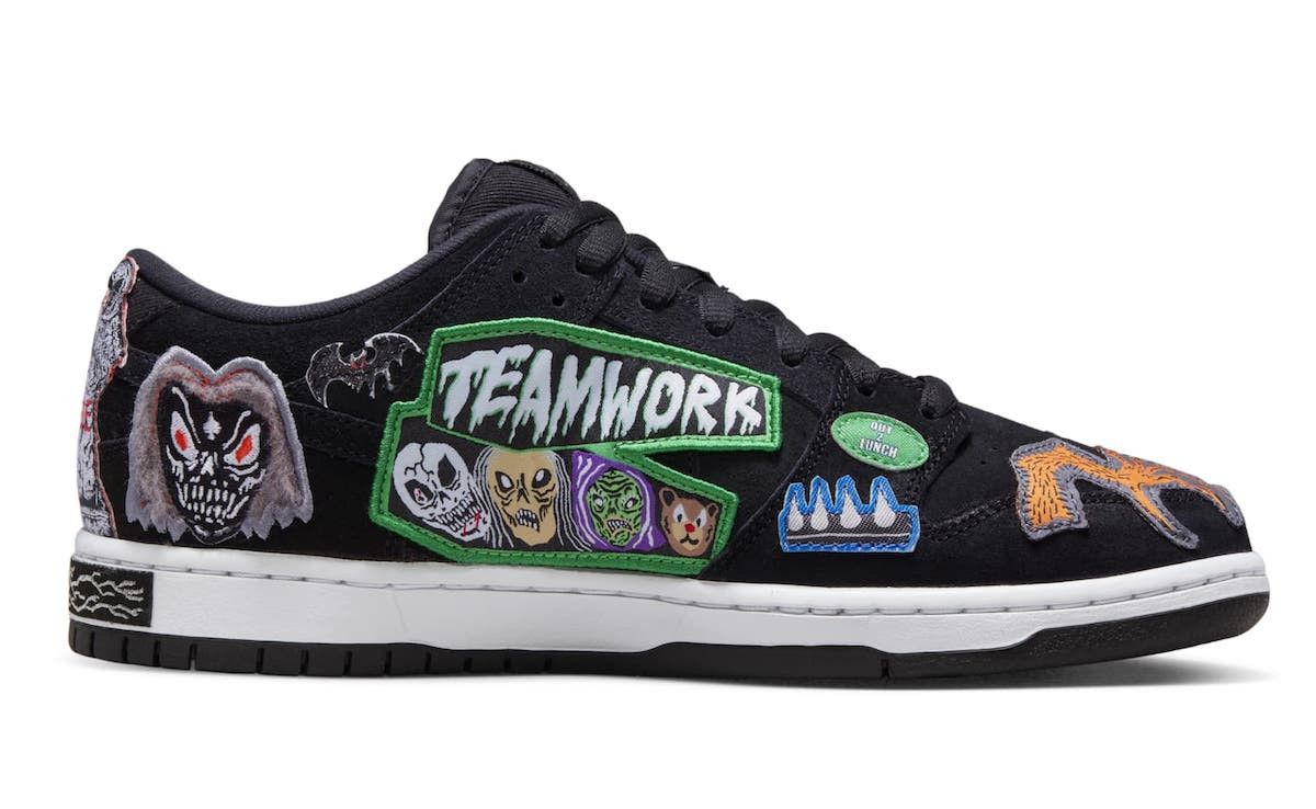Neckface × Nike Nike SB Dunk Low OG QS Nasty Neckface DQ4488 001 Size US 11.5 / EU 44-45 - 3 Thumbnail